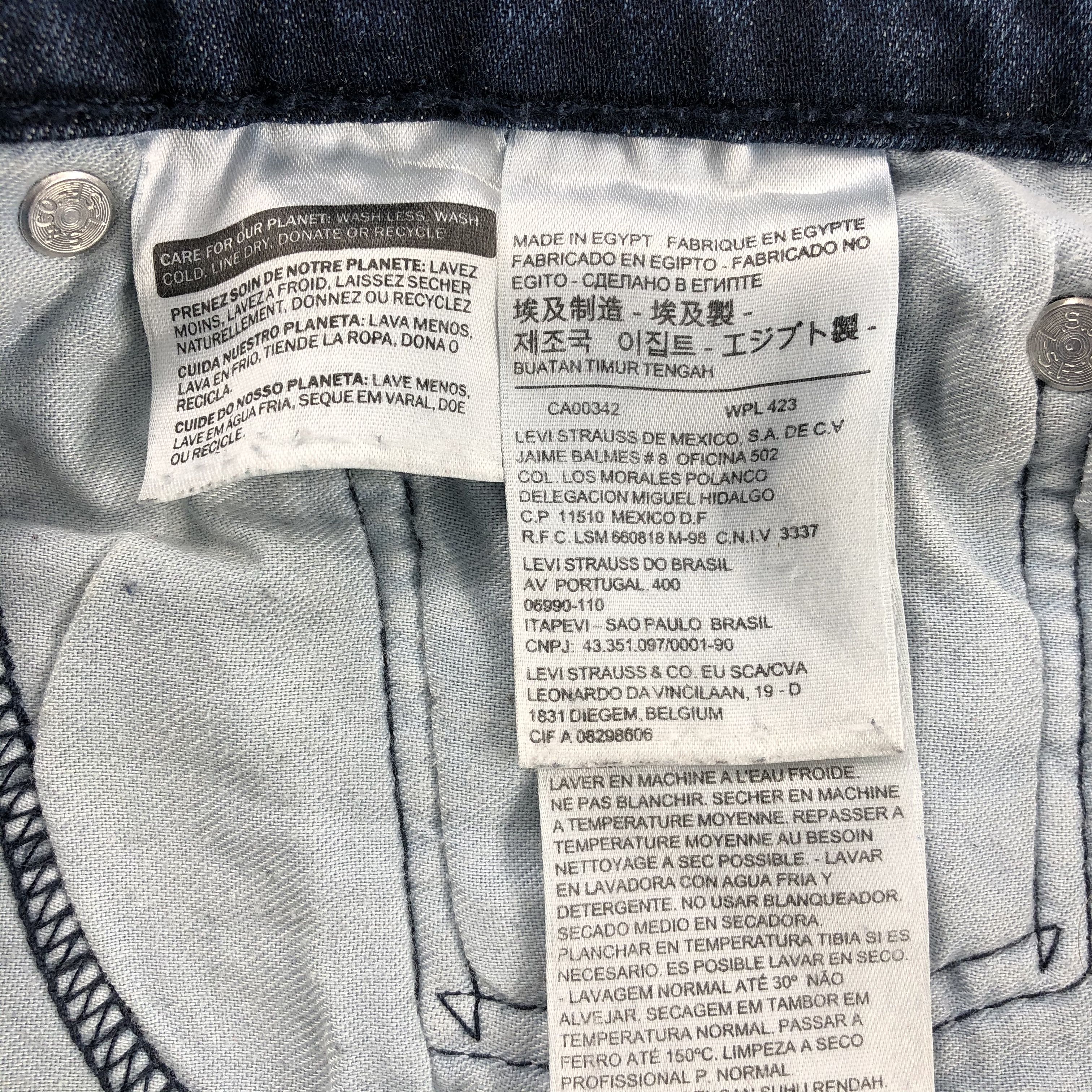 Levi's × Vintage Vintage Levis 513 Jeans-JM1243 Size US 35 - 10 Thumbnail