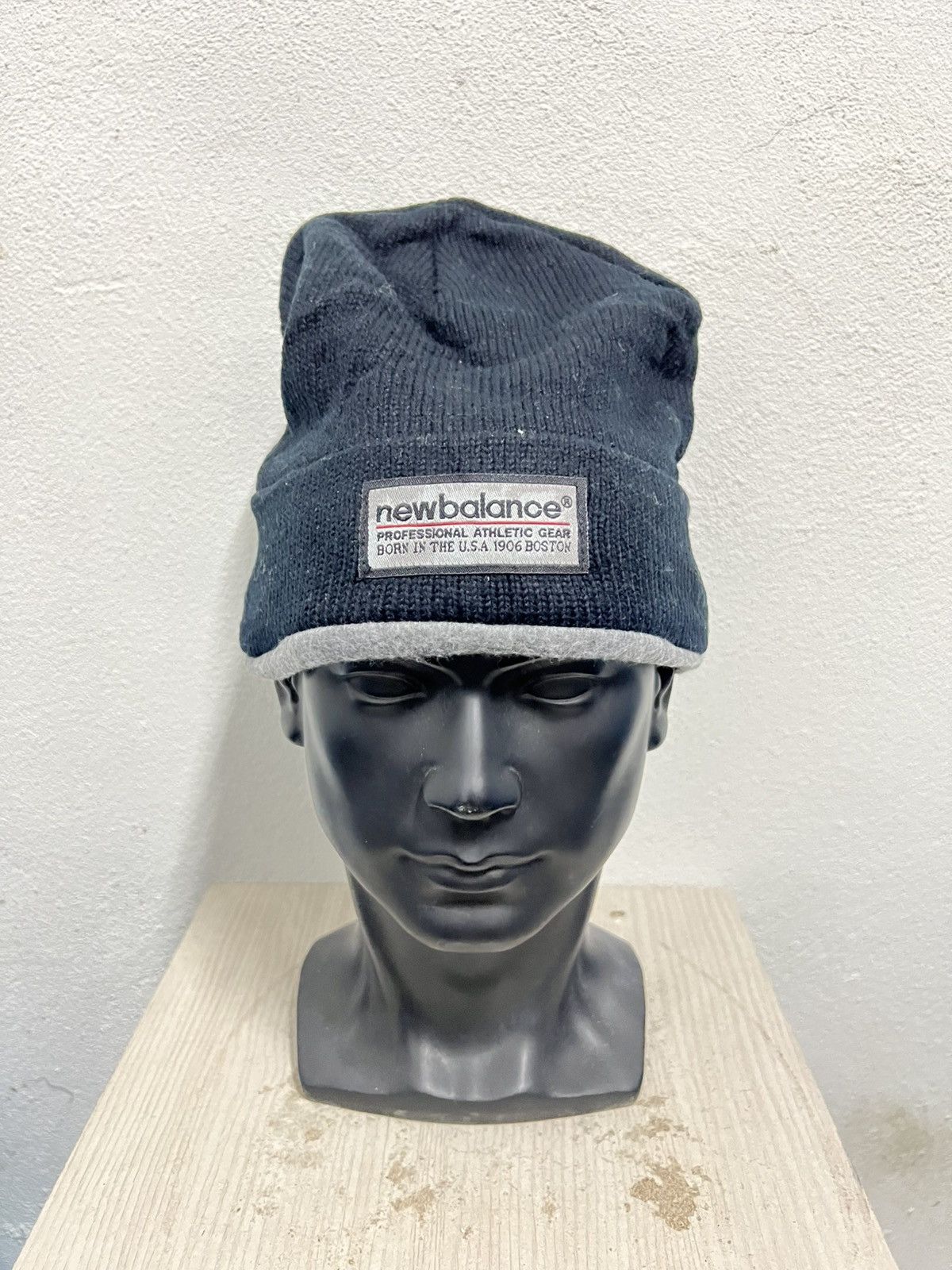 New Balance Vintage New Balance Beanie Hat Size ONE SIZE - 2 Thumbnail