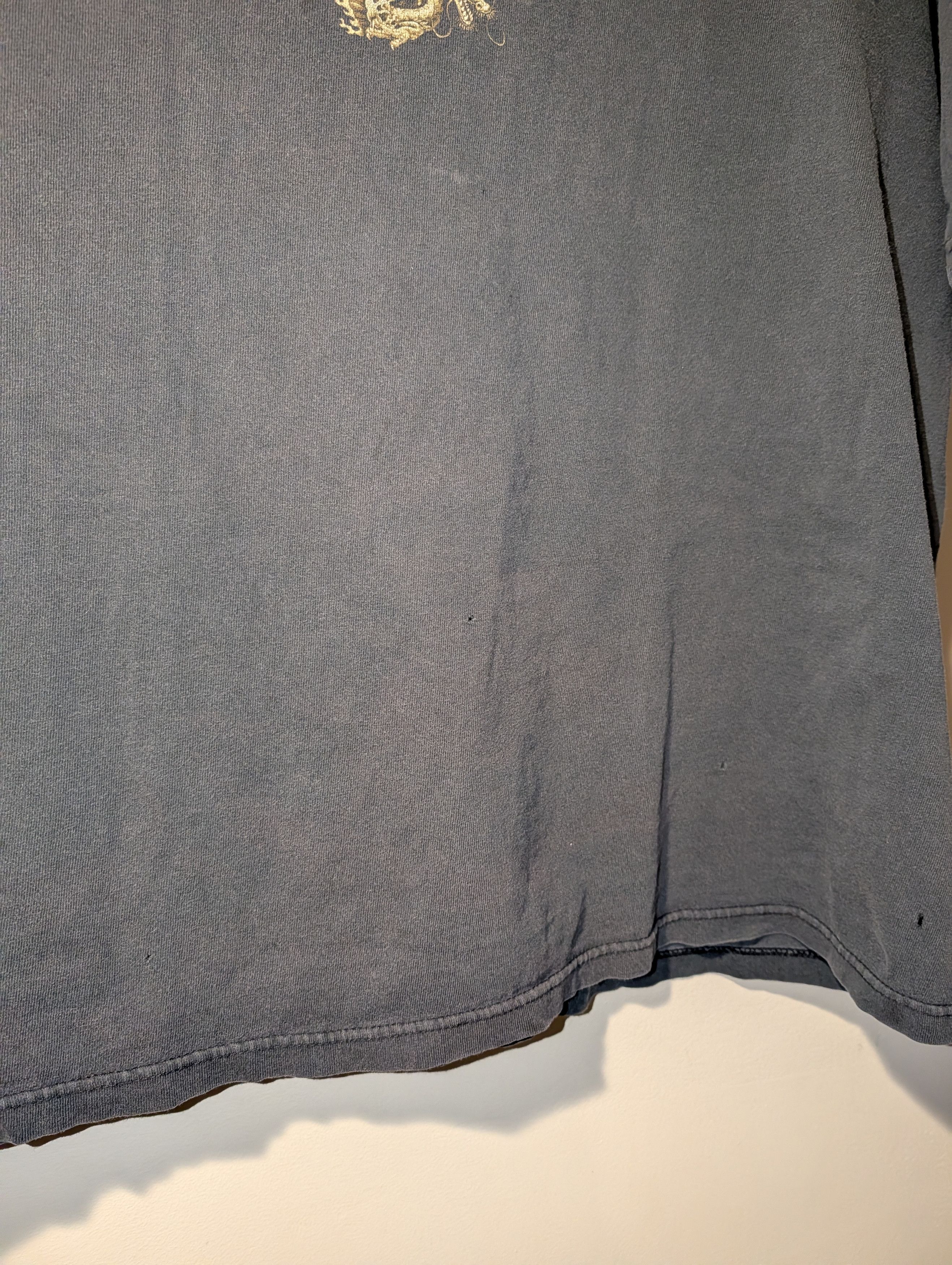 Vintage Vintage 90s Bruce Lee The Dragon Movie Promo T-Shirt Size US XXL / EU 58 / 5 - 19 Thumbnail