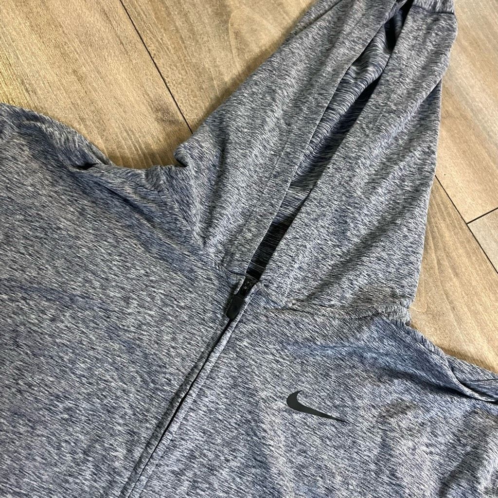 Nike Nike Yoga Blue Heathered Athletic Workout Hoodie Men Large Size US L / EU 52-54 / 3 - 2 Thumbnail