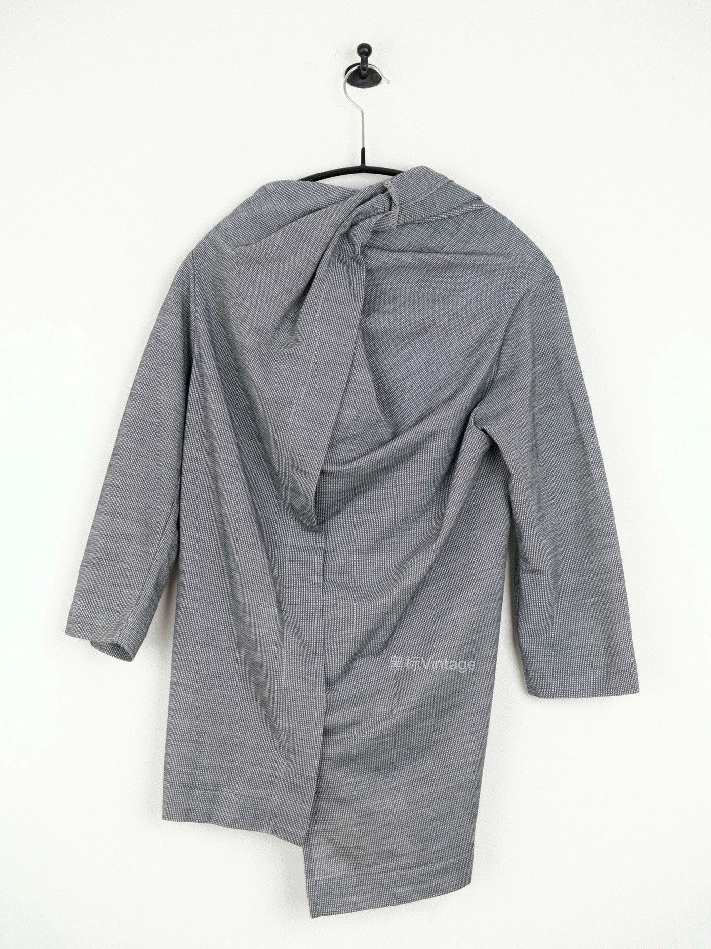 Yohji Yamamoto Yohji Yamamoto 16ss Vintage 2-Sided Pleated Knot Top Wmn Size XS / US 0-2 / IT 36-38 - 2 Thumbnail