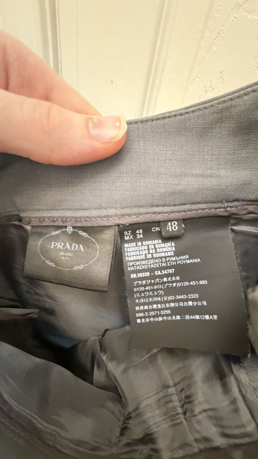 Prada Prada Pleated Trousers Size US 36 / EU 52 - 5 Thumbnail