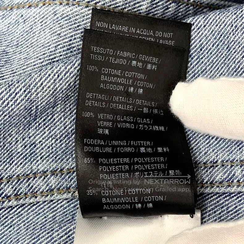 Balenciaga Balenciaga Light Blue Cotton Collar Single Breasted Long S Size XS / US 0-2 / IT 36-38 - 8 Thumbnail