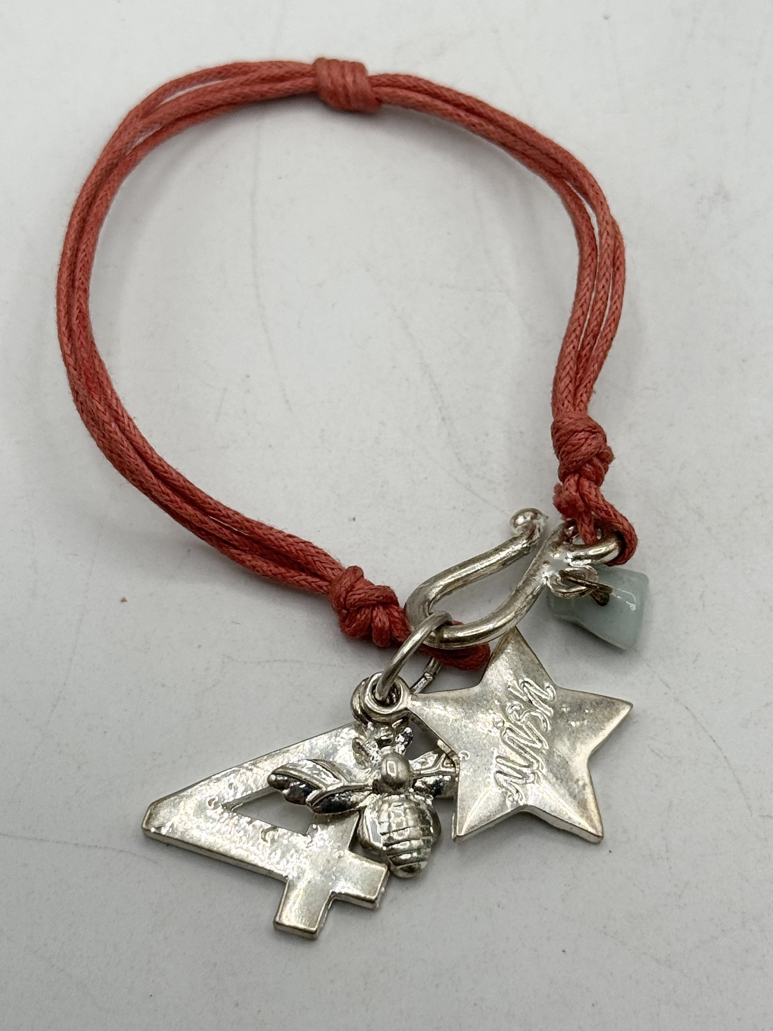 Vintage Vintage red thread charm bracelet Size ONE SIZE - 2 Thumbnail