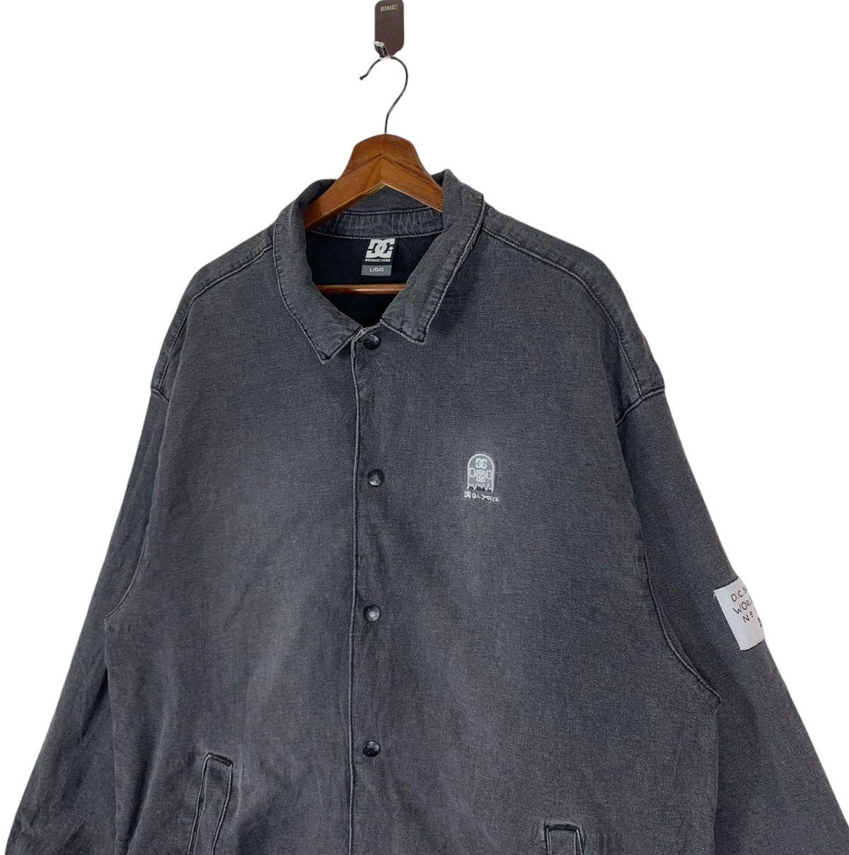 DC ⚡️⚡️ VINTAGE DCSHOECO USA STREETWEAR BOMBER JACKET Size US L / EU 52-54 / 3 - 3 Thumbnail