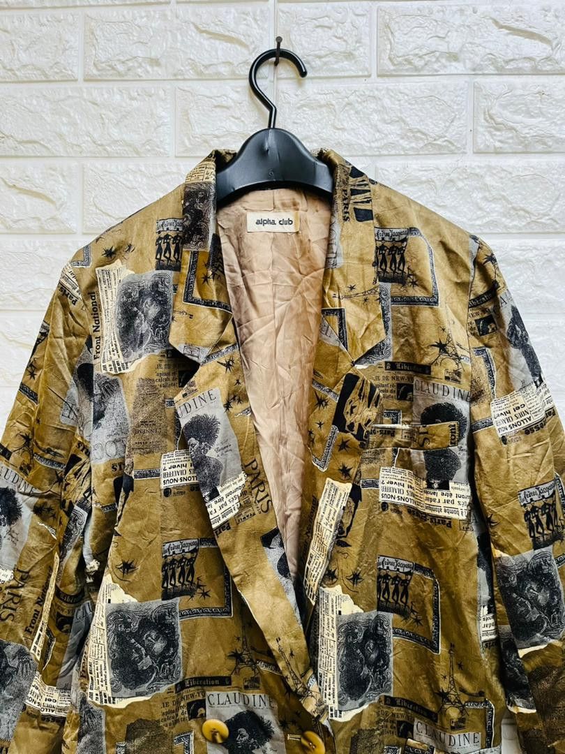 Japanese Brand × Vintage Vintage Alpha Club Japanese Designer Fashion Style Size US M / EU 48-50 / 2 - 5 Thumbnail