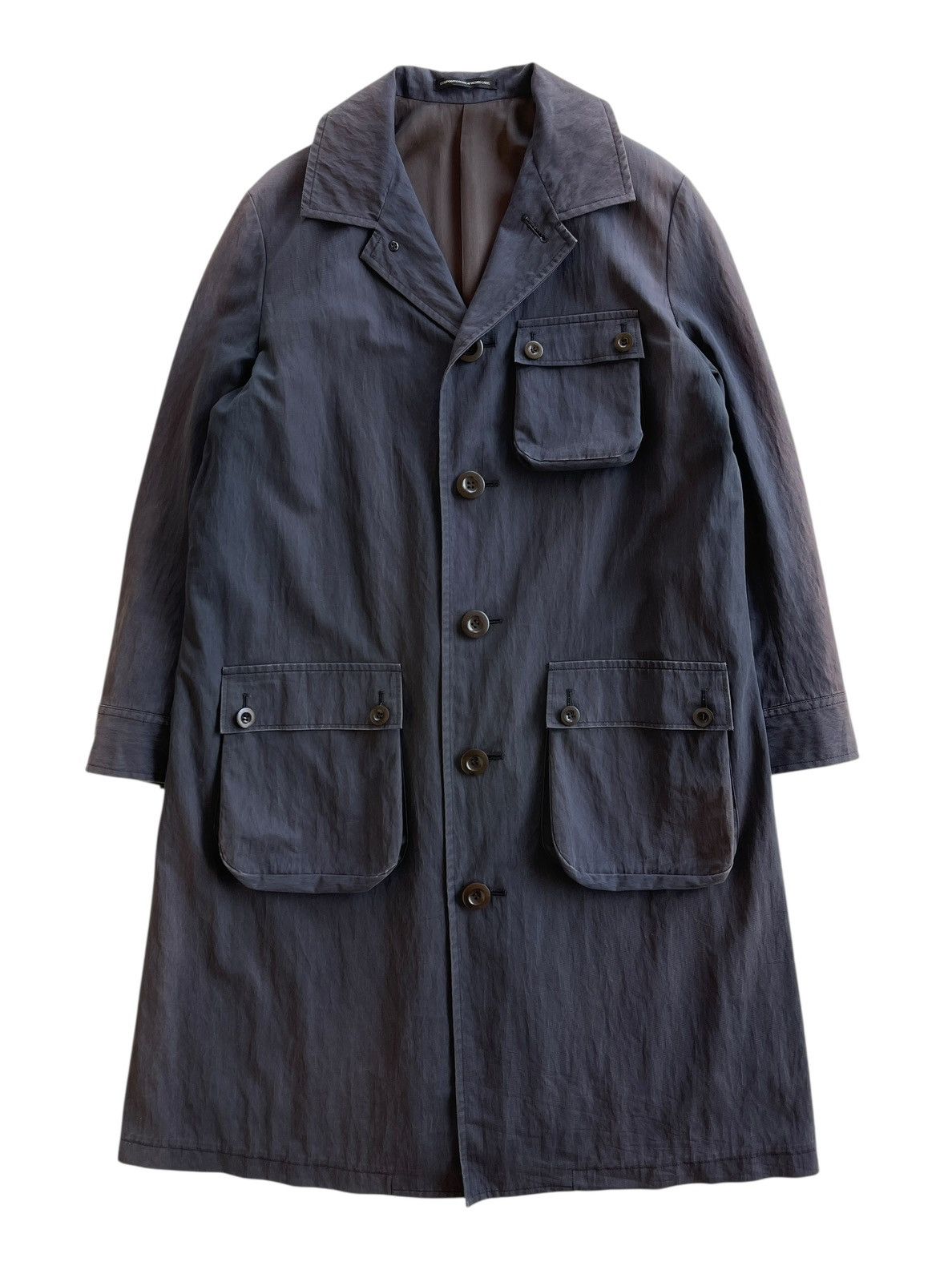 Yohji Yamamoto 1995 S/S Yohji Yamamoto Avantgarde Trench Coat Size US M / EU 48-50 / 2 - 1 Thumbnail