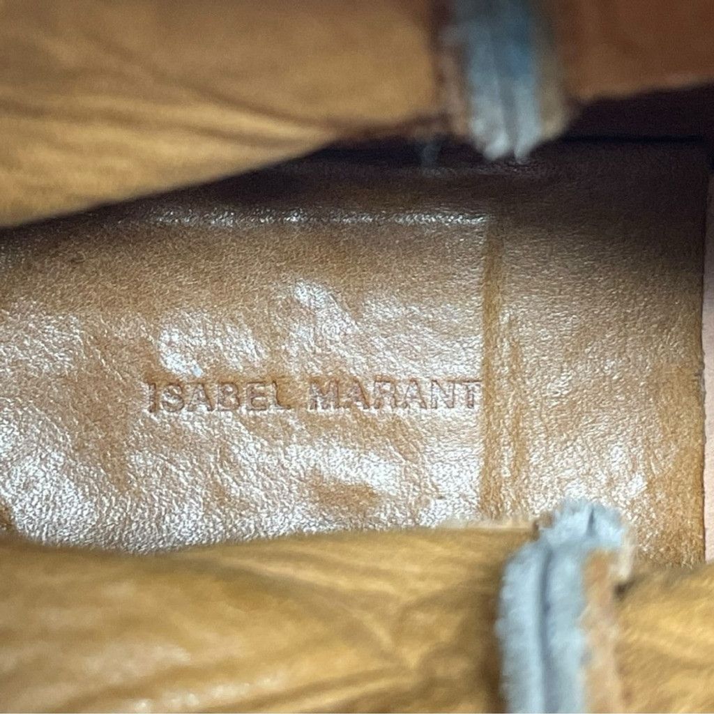 Isabel Marant Etoile Isabel Marant Crisi Slouchy Western Taupe Suede Boots EU 36 Size US 5 / IT 35 - 11 Thumbnail
