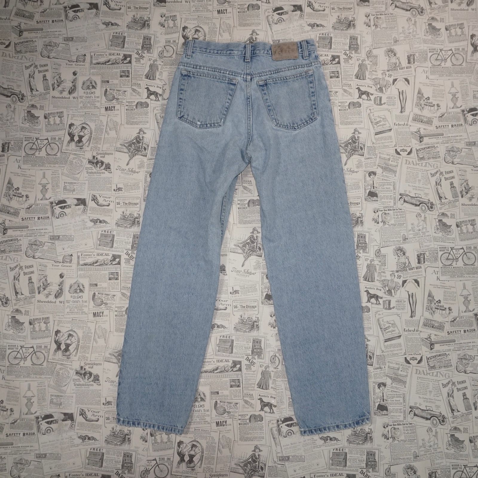 Vintage 29x30 - Vintage Y2K Britannia 2000s jeans faded denim pants Size US 29 - 1 Thumbnail