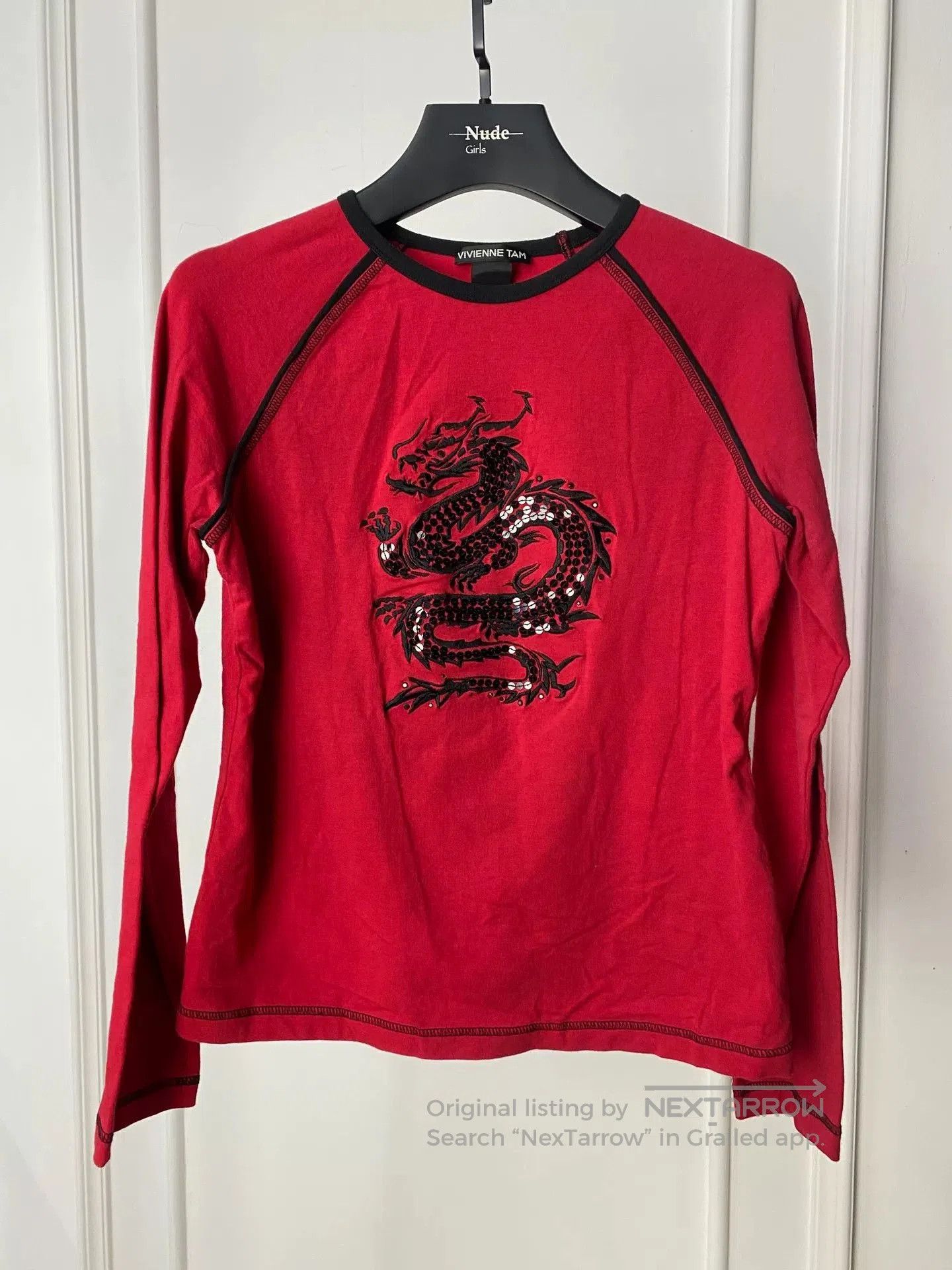 Vivienne Tam vivienne tam dragon embroidered long sleeve top. Size S / US 4 / IT 40 - 1 Thumbnail