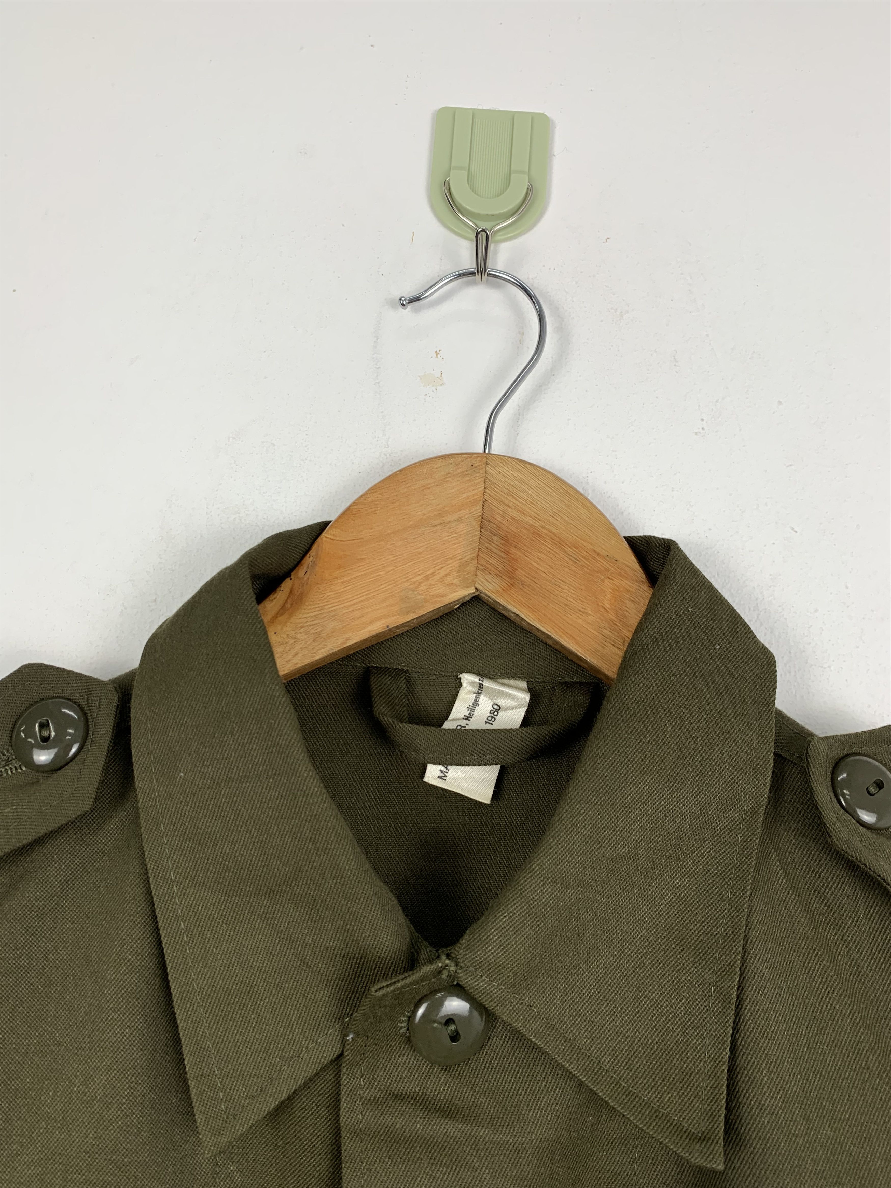 Vintage Vintage 80s German Military Double Pocket Jacket J1397 Size US M / EU 48-50 / 2 - 8 Thumbnail