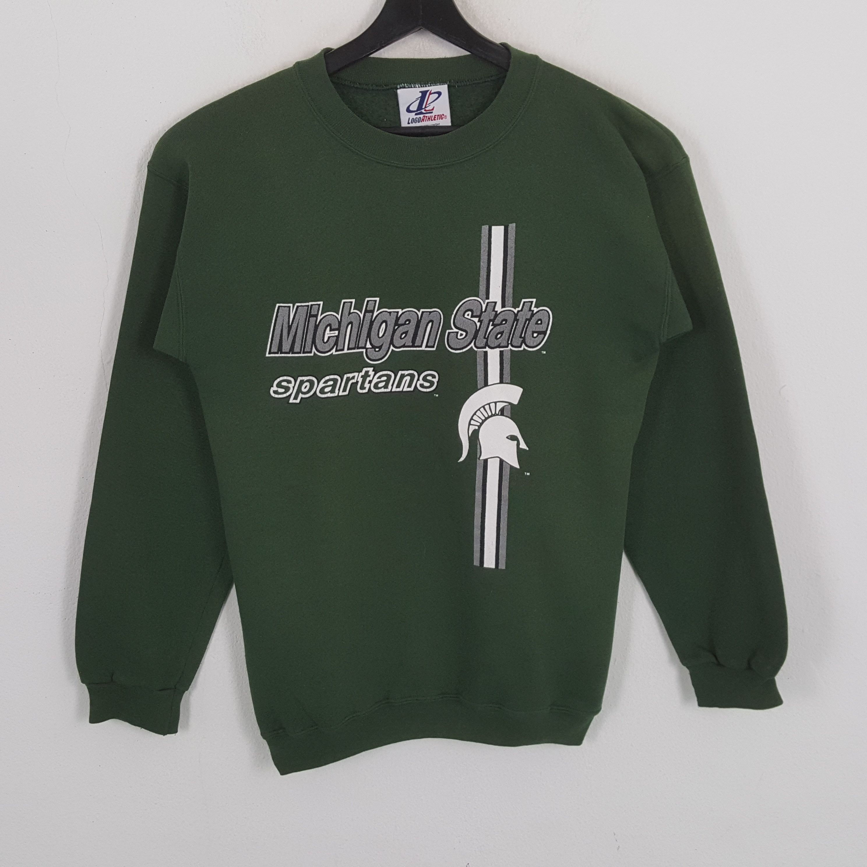 Logo Athletic × Vintage Michigan State Sapartans Streetwear Style Vintage Sweatshirt Size US M / EU 48-50 / 2 - 1 Thumbnail