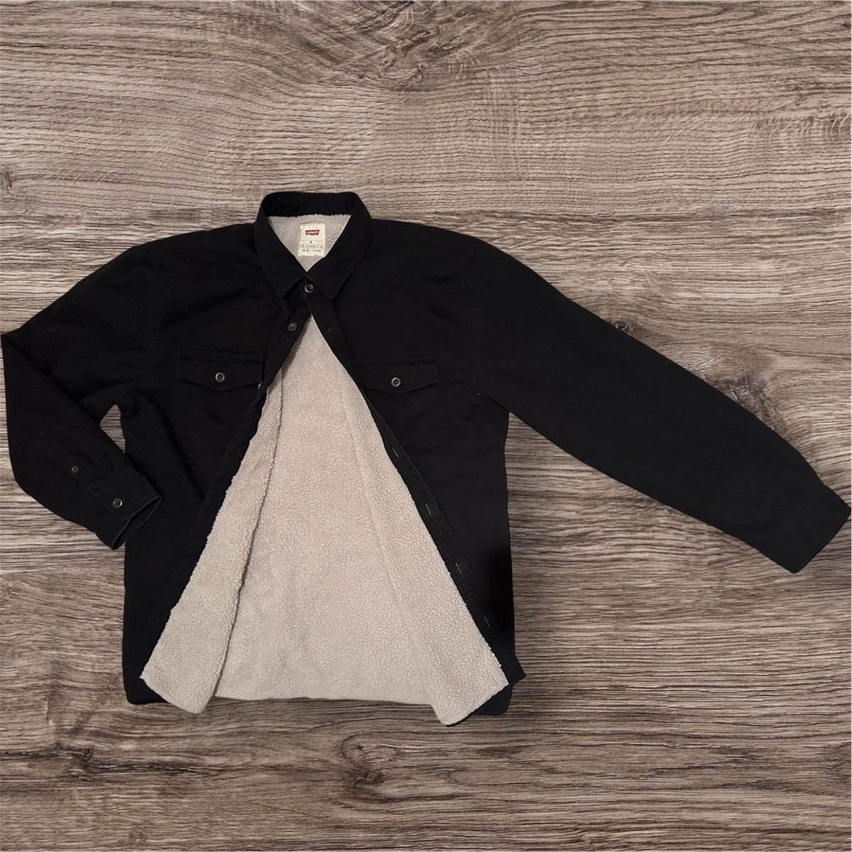 Levi's SOLD Sherpa Lined Long Sleeve Size US XL / EU 56 / 4 - 3 Thumbnail