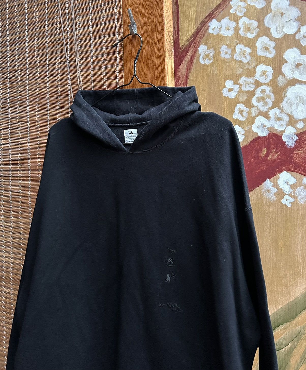 Japanese Brand × Sasquatchfabrix Sasquatchfabrix 19AW Big Hoodie in Black 19AW-CSP-004 Size US L / EU 52-54 / 3 - 3 Thumbnail