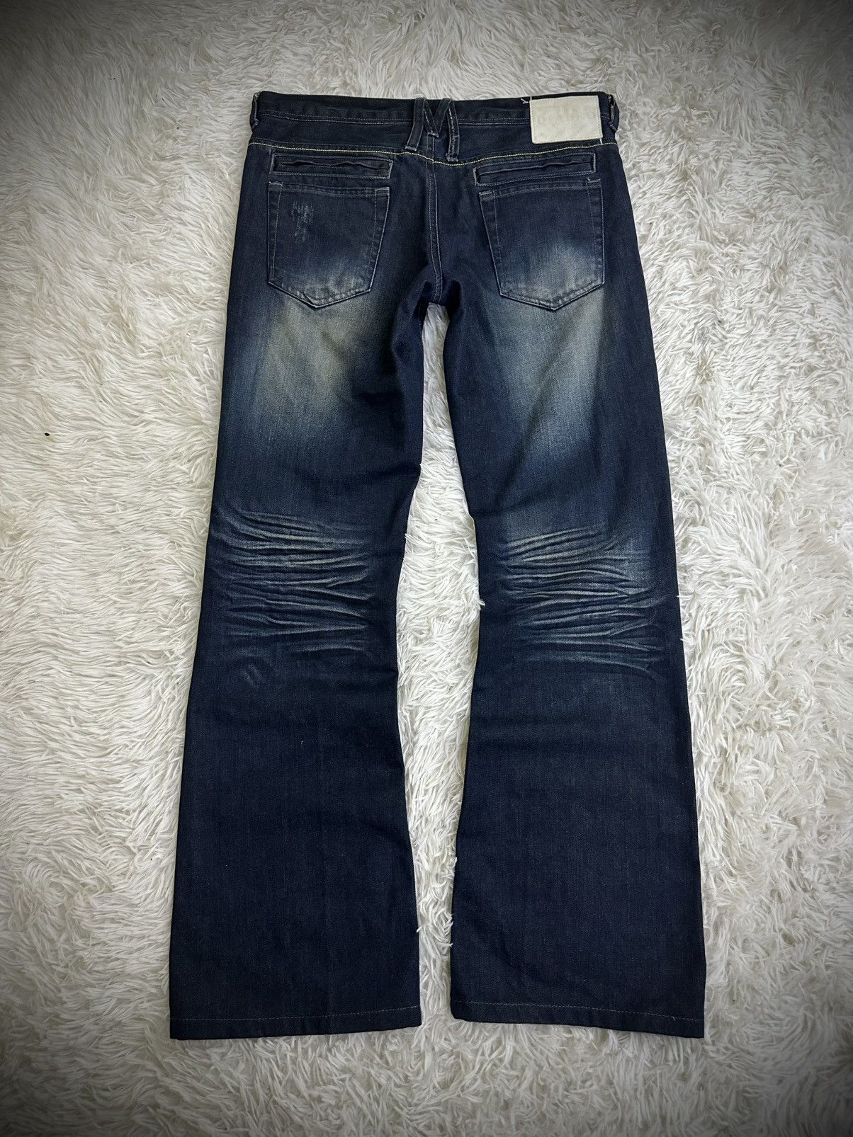 If Six Was Nine 💥rare💥 i6w9 DIABRO whiskers flare punk denim jeans Size US 32 / EU 48 - 7 Thumbnail