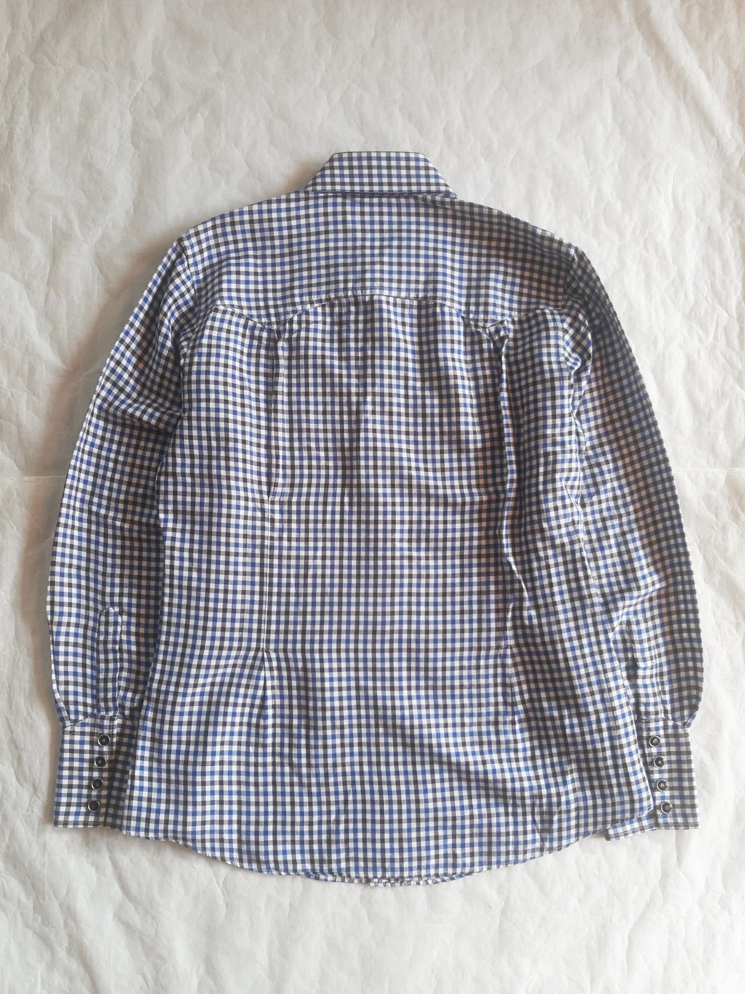 Gucci Gucci X Tom Ford SS 2004 Silk Gingham Western Cowboy Shirt Size US M / EU 48-50 / 2 - 5 Thumbnail