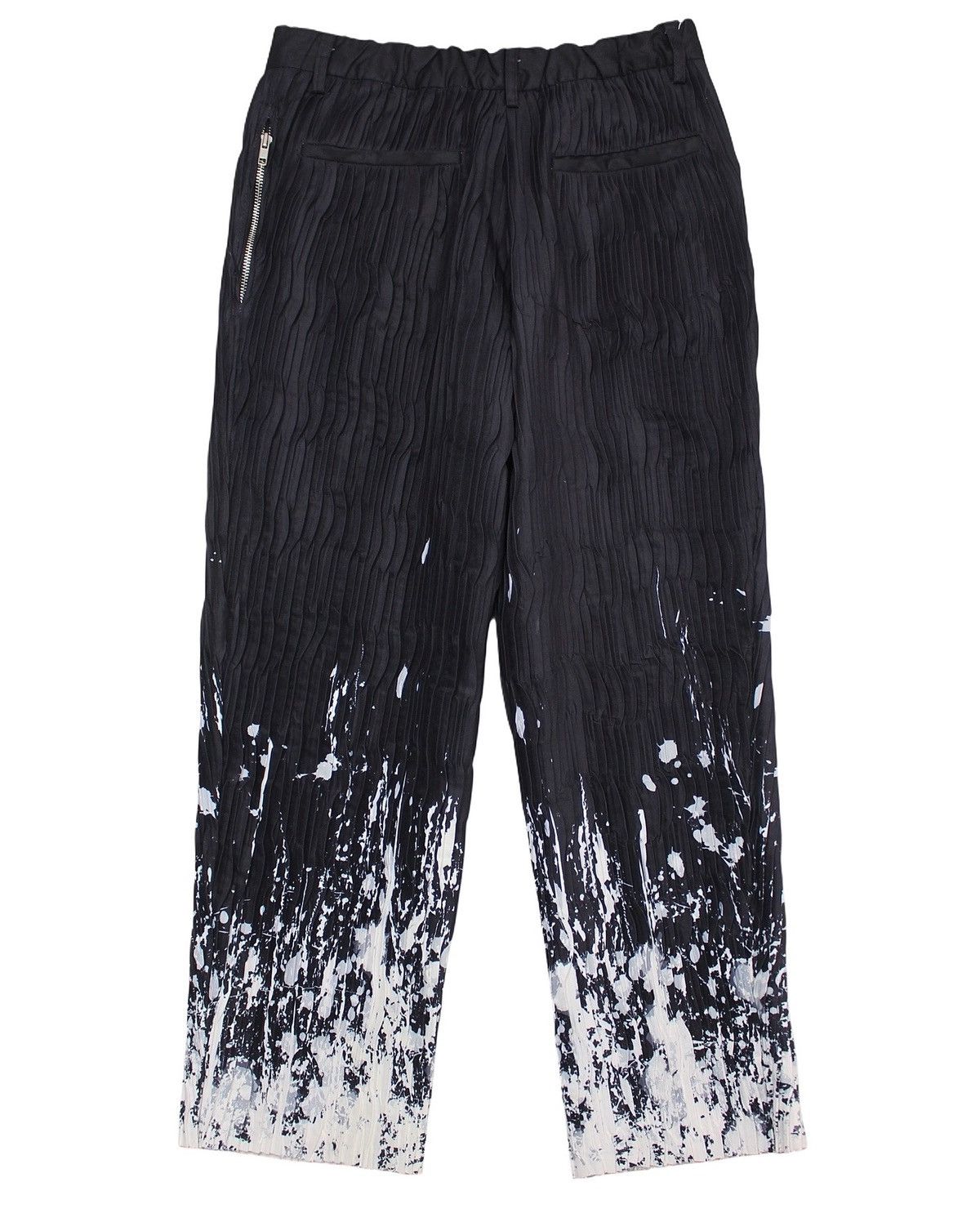 Japanese Brand SS2020 MÖIDIEN “LIÊN HOÀN CƯỚC” PLEATED SPLASH PANTS Size US 30 / EU 46 - 3 Thumbnail