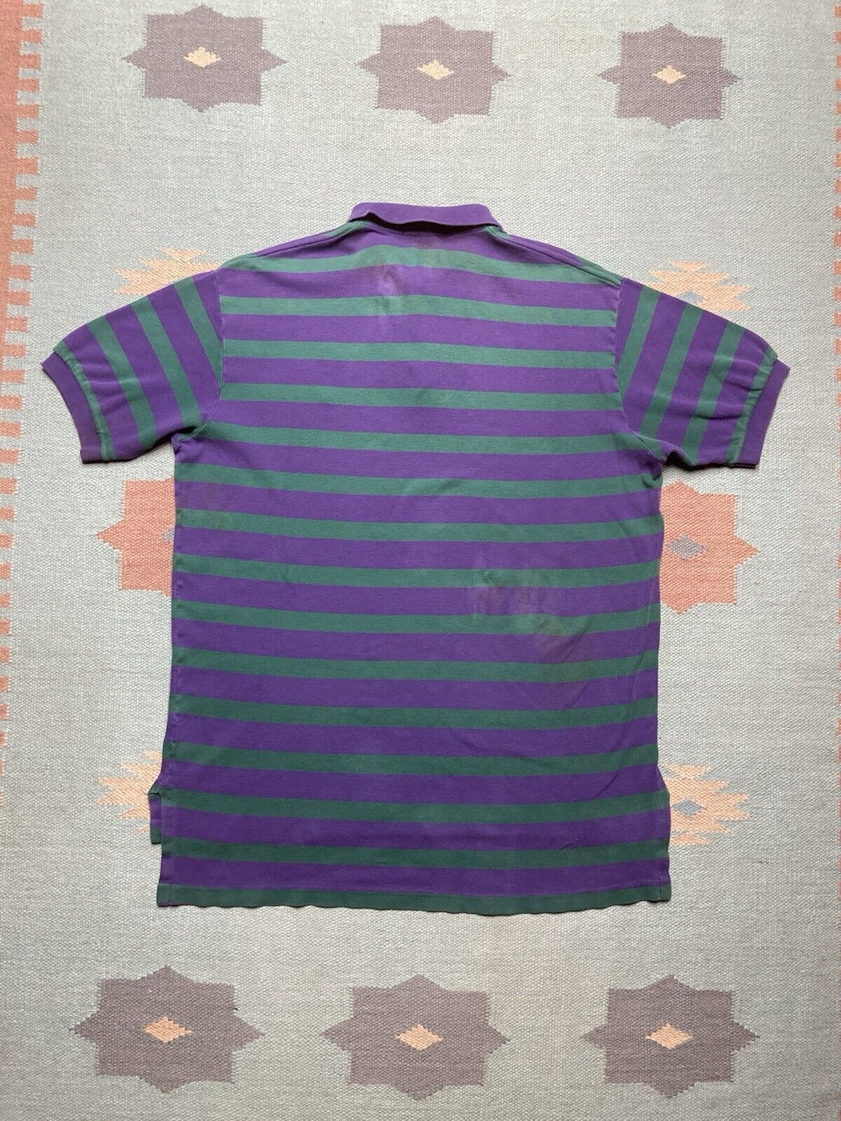 Polo Ralph Lauren × Vintage VTG Ralph Lauren polo shirt striped Charlotte hornets large Size US L / EU 52-54 / 3 - 6 Thumbnail