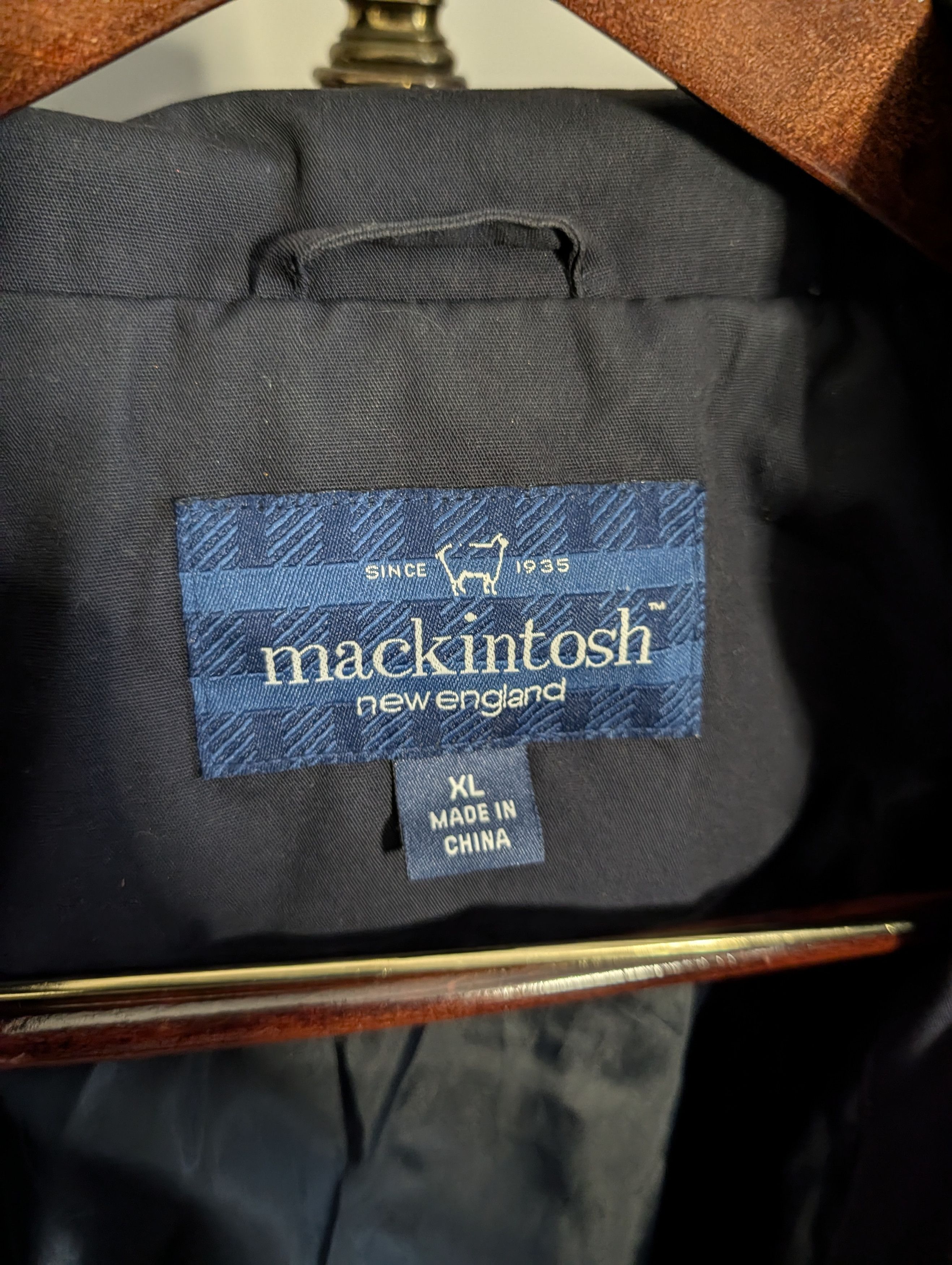 Mackintosh Blue/White striped zip-up hooded jacket XL Size XL / US 12-14 / IT 48-50 - 14 Thumbnail