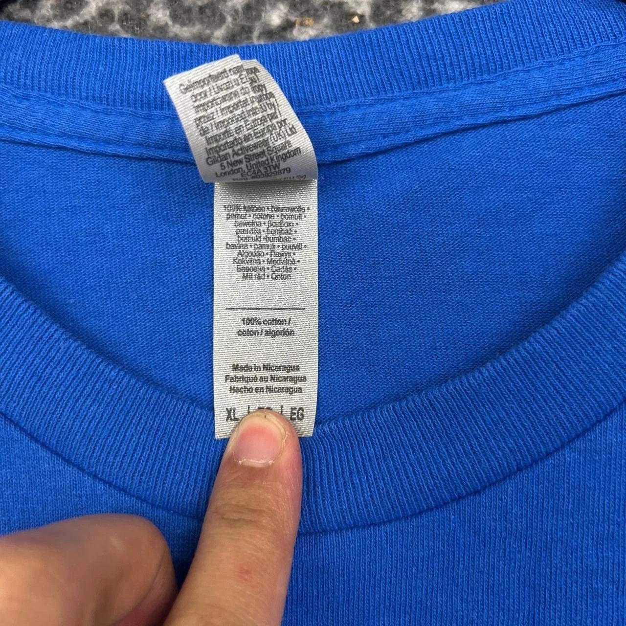 Gildan Hawaii USA Shirt Men Extra Large Blue Crew Neck Cotton Size US XL / EU 56 / 4 - 6 Thumbnail
