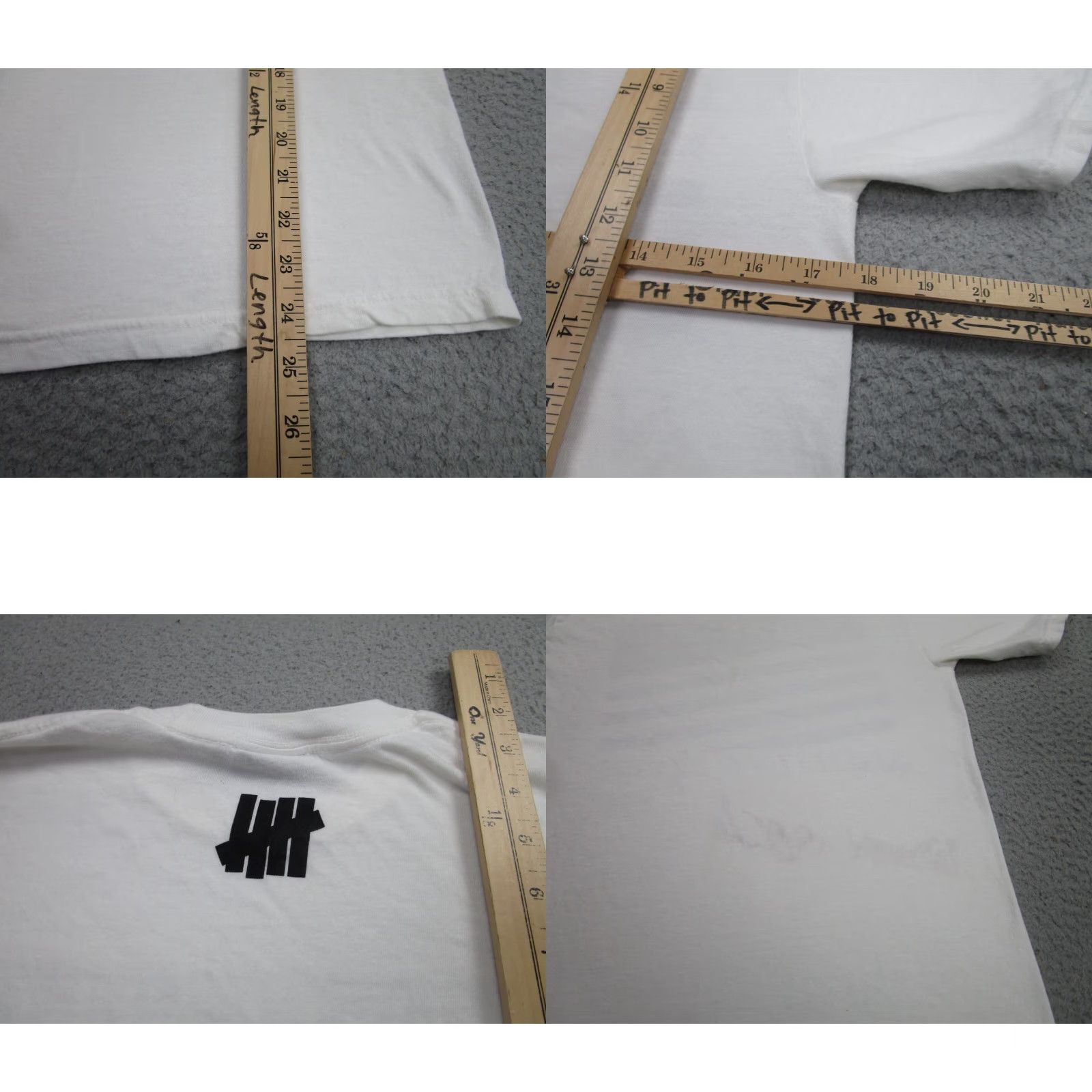 Undefeated VINTAGE Undefeated Shirt Mens Small White USA 90s T-Shirt Crew Neck Short Sleeve Sportswear Mens Size US S / EU 44-46 / 1 - 8 Thumbnail