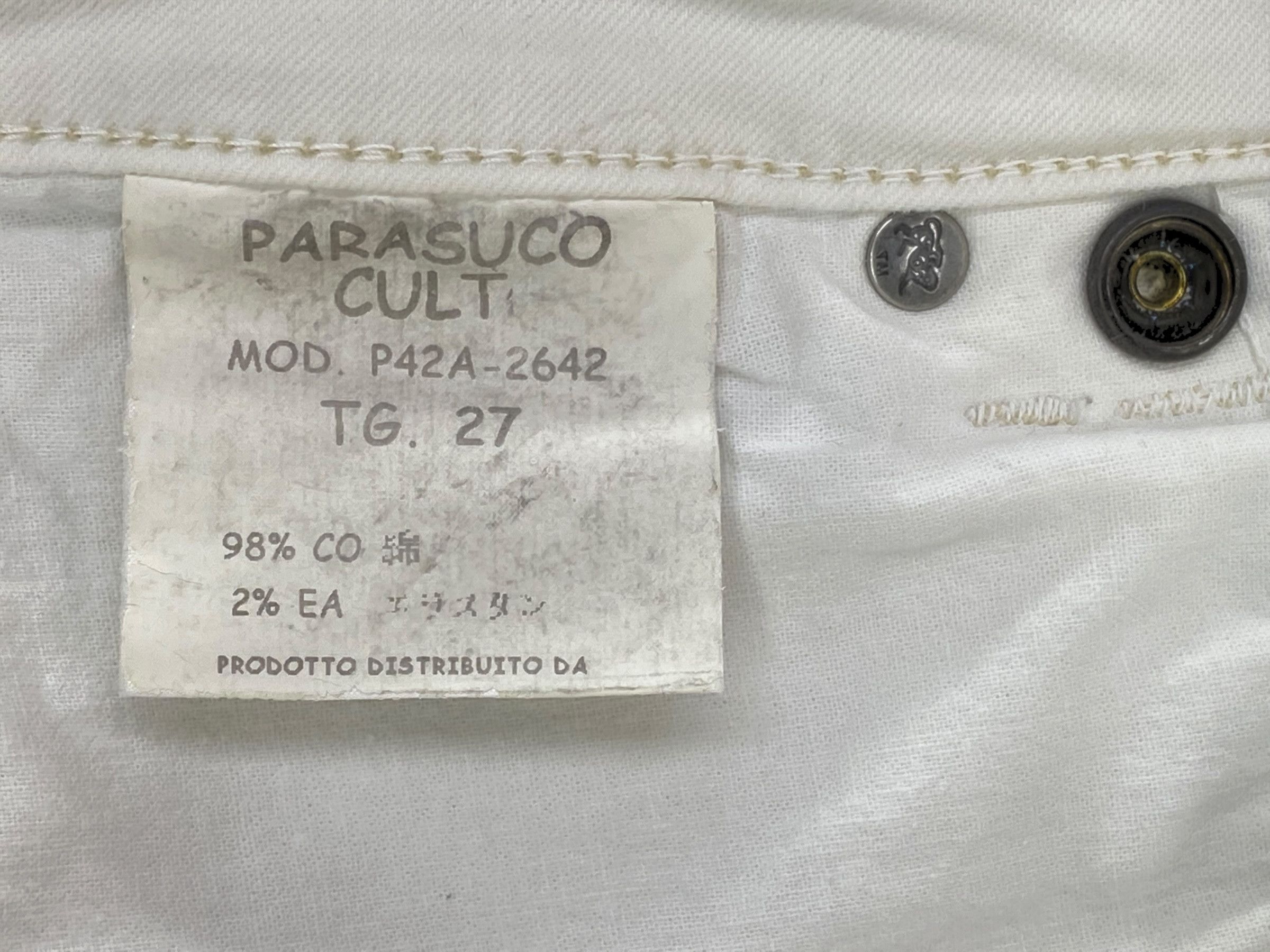 Japanese Brand Parasuco Pants Hickory Skinny Pants Size US 29 - 8 Thumbnail