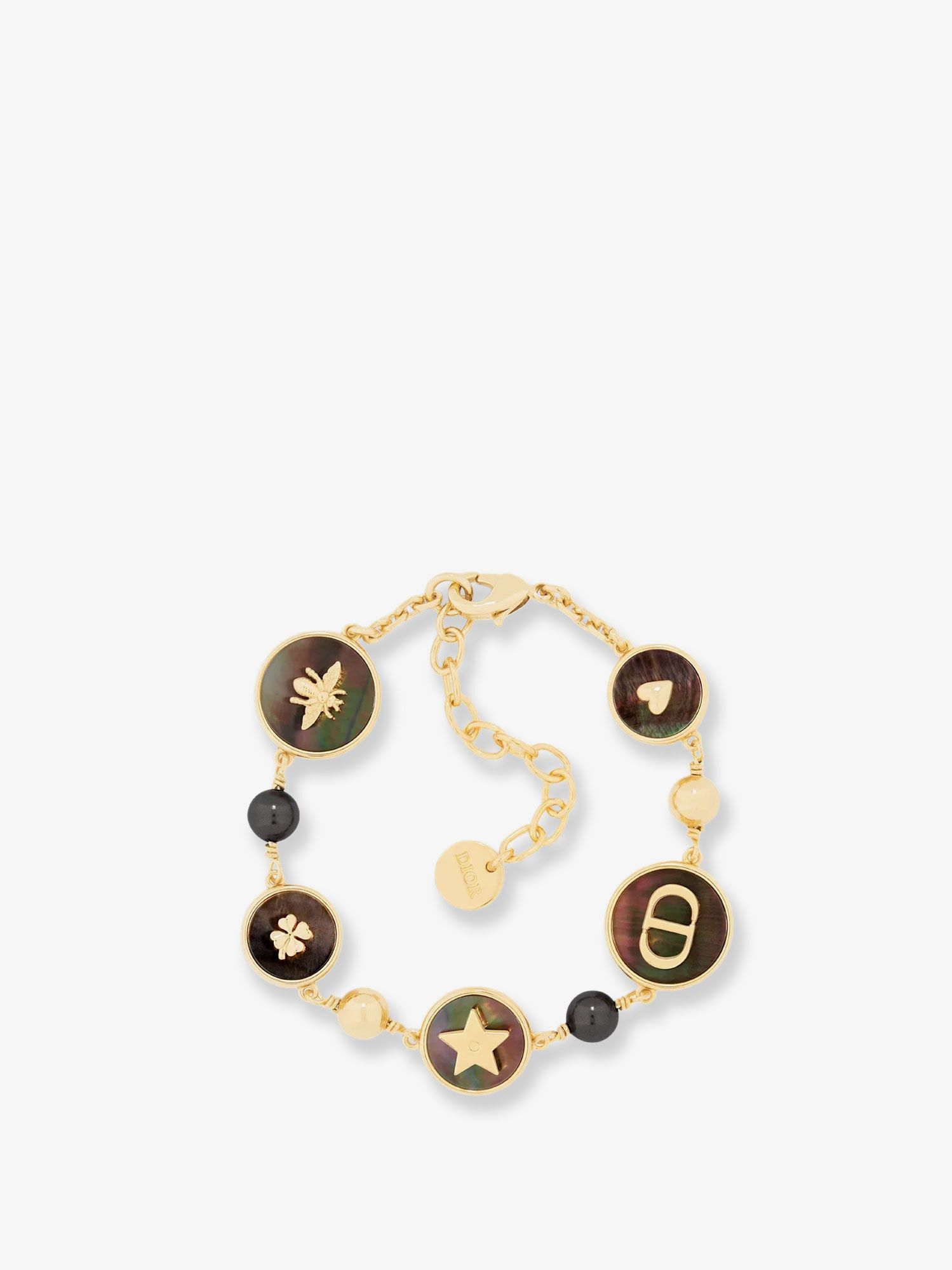 Dior D-Luck Metal Bracelet With Gold Finishes Size ONE SIZE - 1 Thumbnail