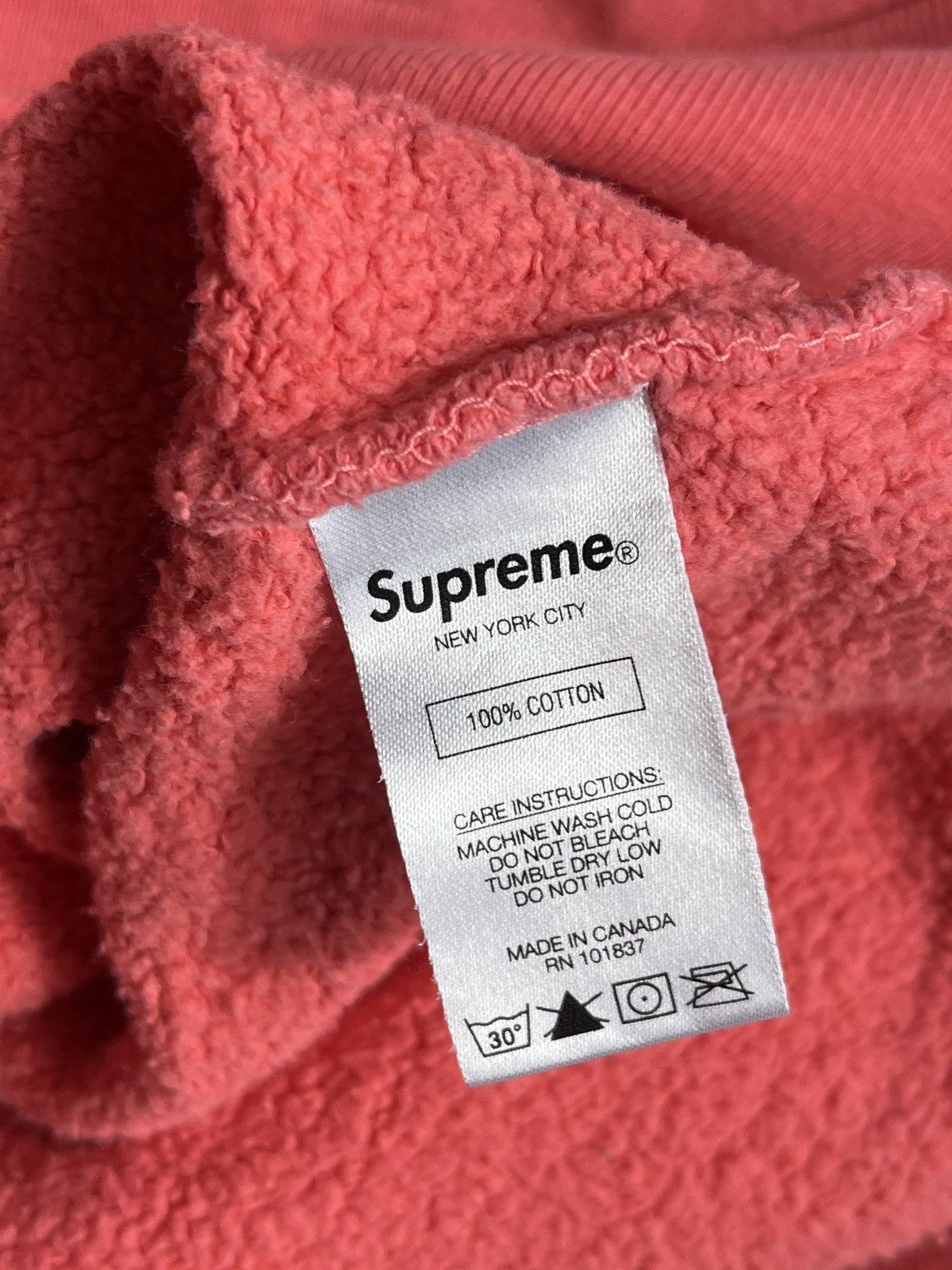 Supreme Supreme Anti Everything Hoodie L Coral Size US L / EU 52-54 / 3 - 9 Thumbnail