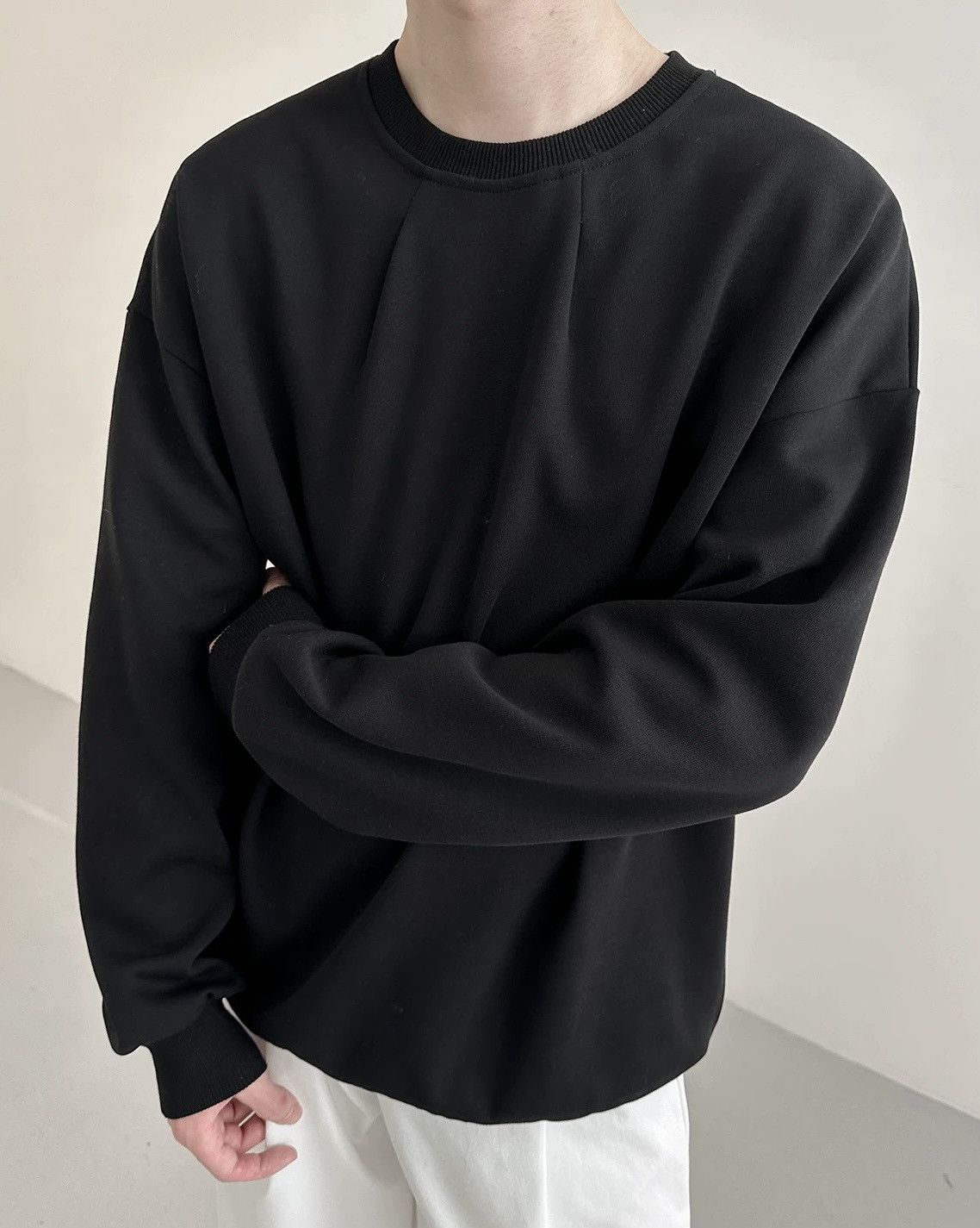 Japanese Brand × Vintage Cleanfit casual pleated sweatshirt city boy Size US XXL / EU 58 / 5 - 3 Thumbnail