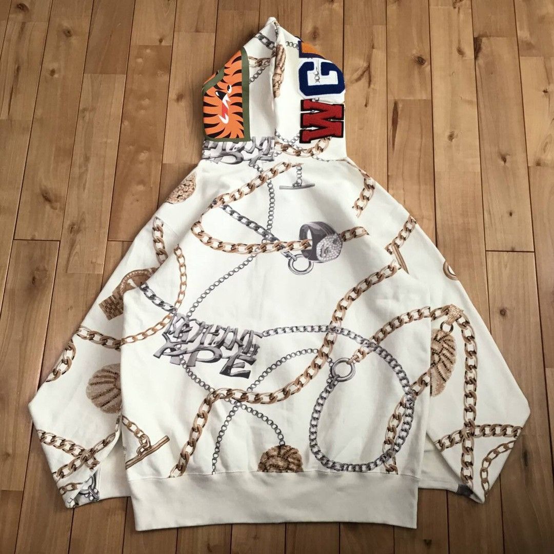 BAPE JEWELS SHARK FULL ZIP HOODIE a bathing ape