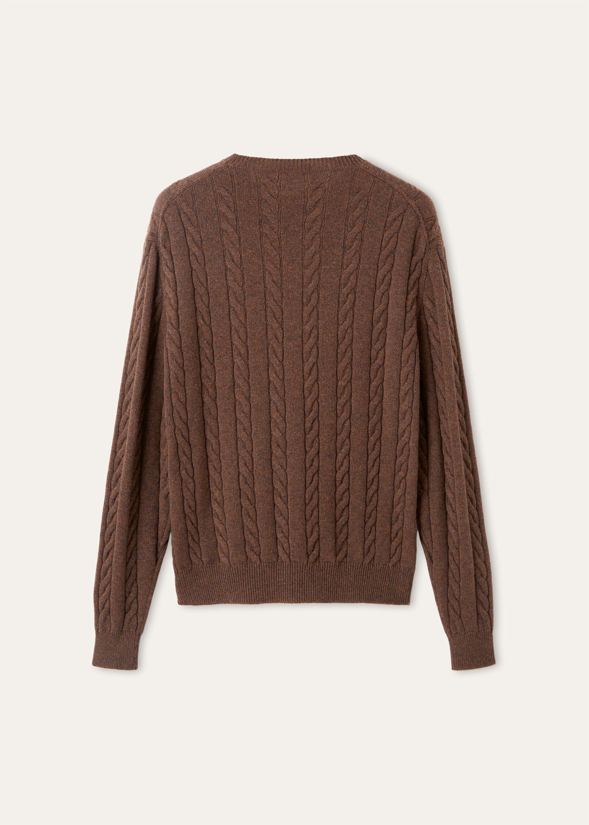 Loro Piana os11x0226 FAQ4517 Cedar Crewneck Sweater Apple Crisp Melange Size US S / EU 44-46 / 1 - 6 Thumbnail