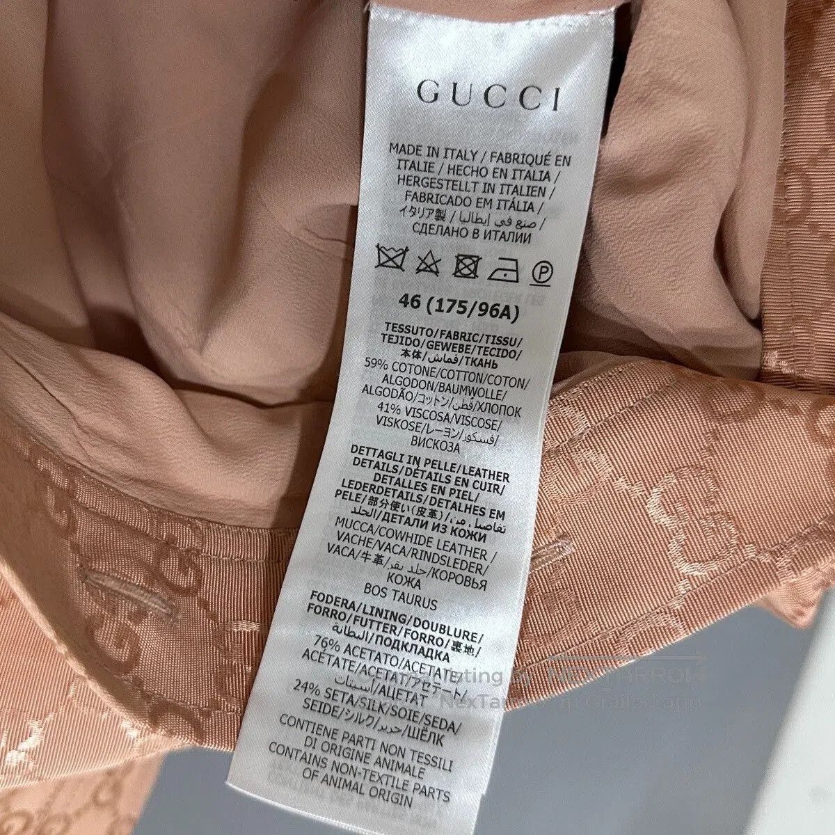 Gucci Gucci Pink GG Monogram Jumpsuit. Size 41" - 5 Thumbnail