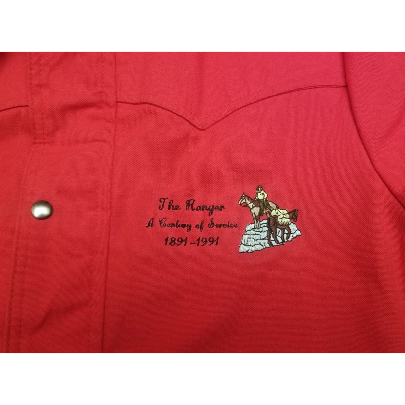 Walls VINTAGE Walls Jacket Mens L Red Canvas Wapiti Ranger District Parka Wyoming Coat Size US L / EU 52-54 / 3 - 5 Thumbnail