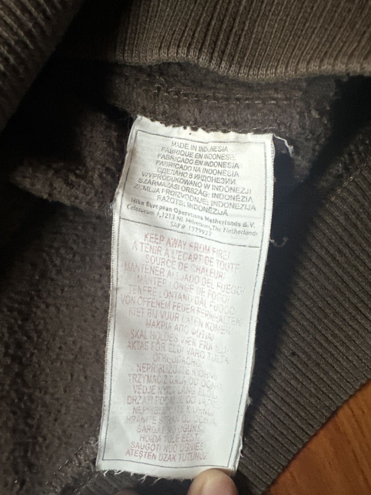 Nike Vintage Brown Nike Hoodie Size US S / EU 44-46 / 1 - 3 Thumbnail