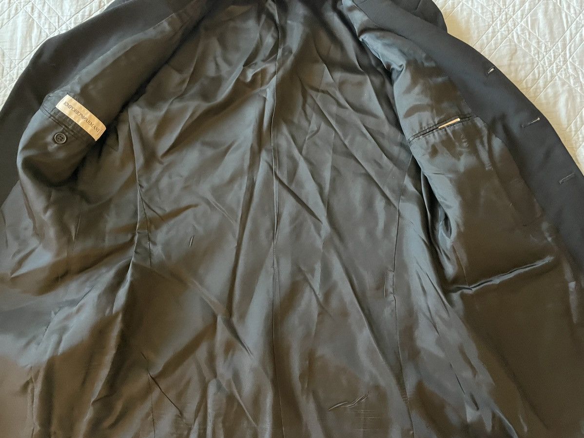 Emporio Armani 4-Button Wool Suit Jacket Size 42R - 6 Thumbnail