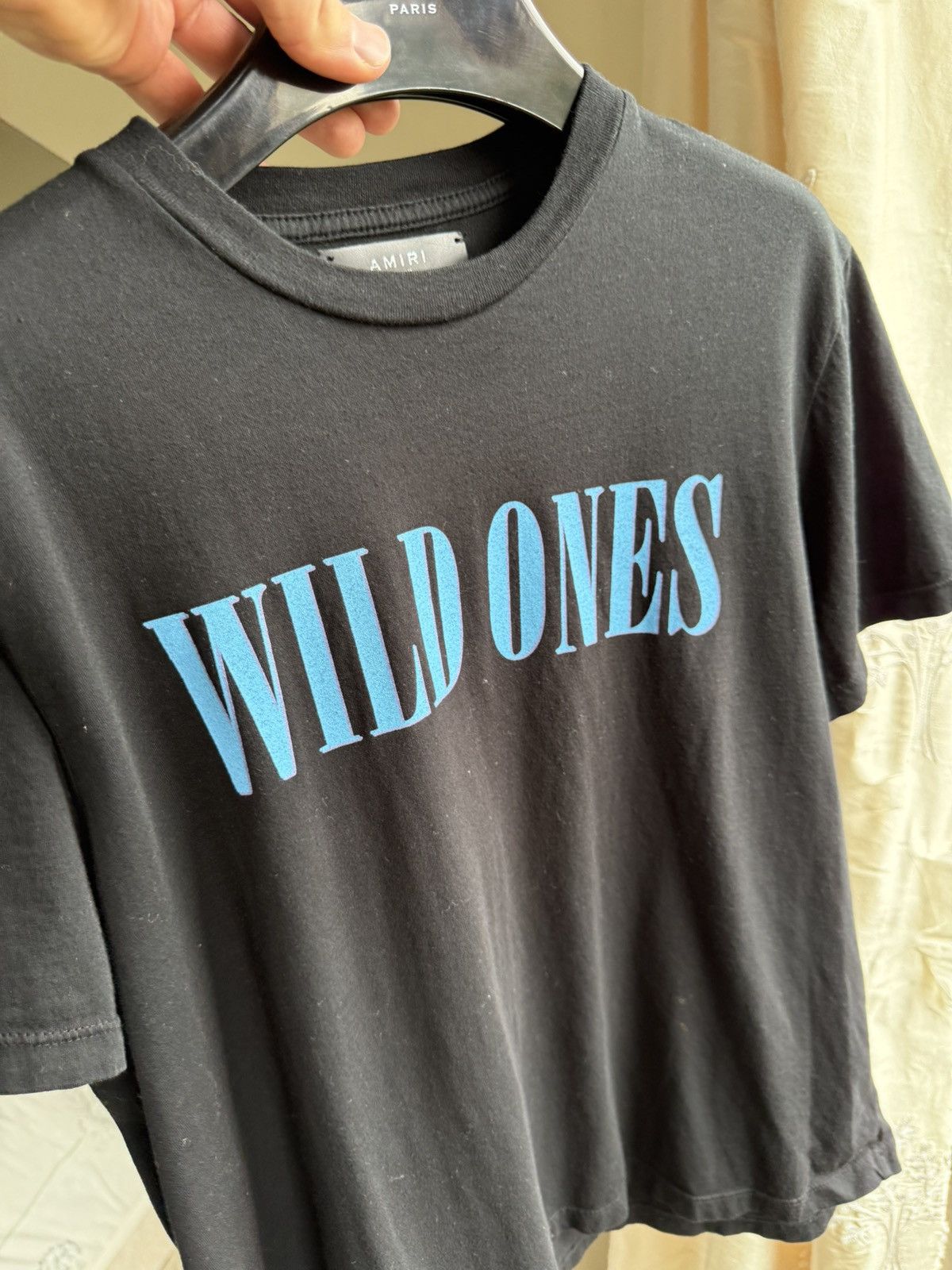 Amiri Amiri black blue ‘wild ones’ t shirt Size US M / EU 48-50 / 2 - 12 Thumbnail