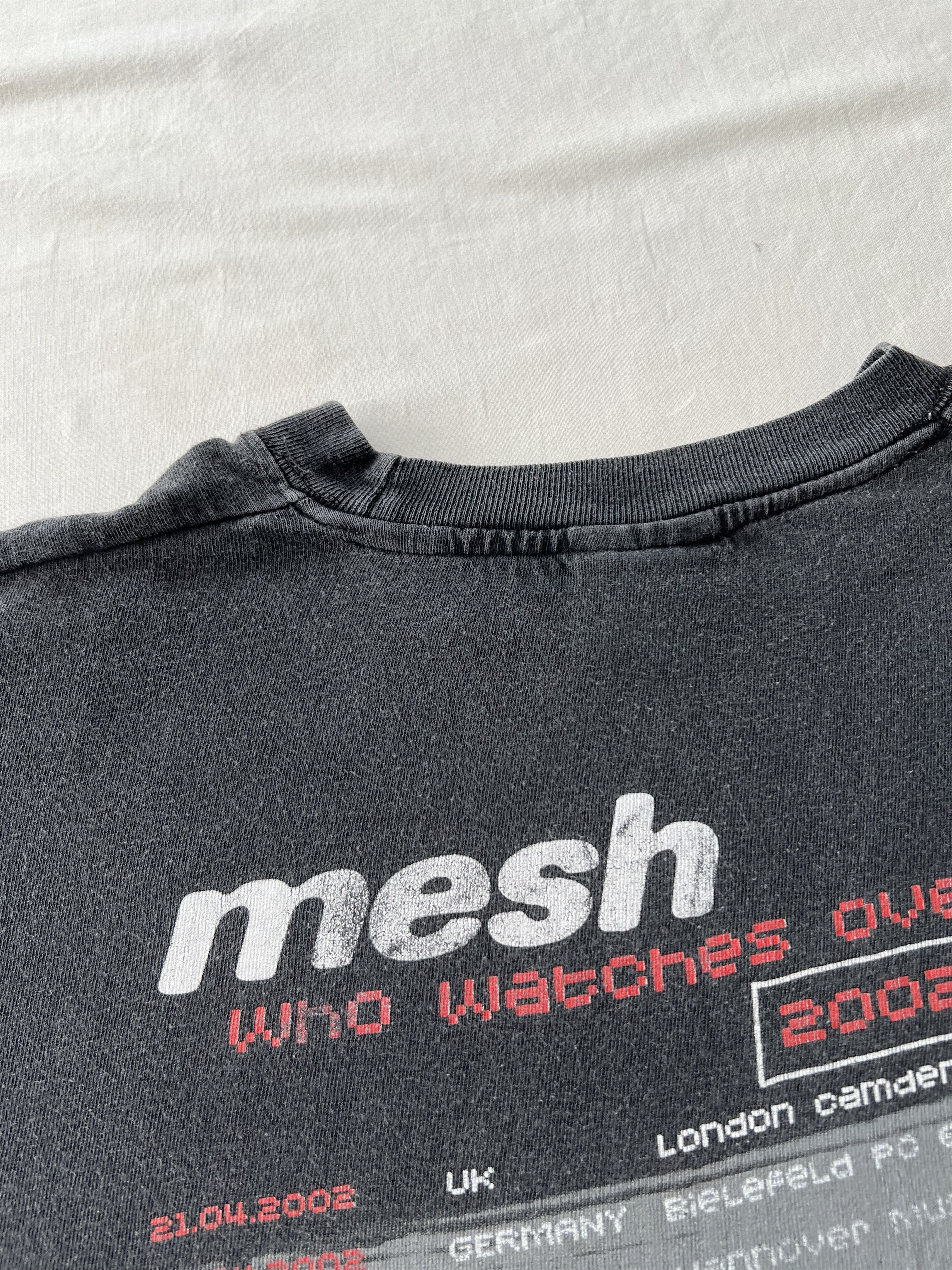 Band Tees Vintage 2002 Mesh Who Watches Over Me? Electronic Band Tee Size US L / EU 52-54 / 3 - 13 Thumbnail