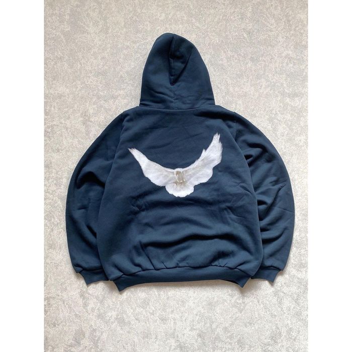 Balenciaga Yeezy Gap Shrunken Dove Hoodie Engineered by Balenciaga