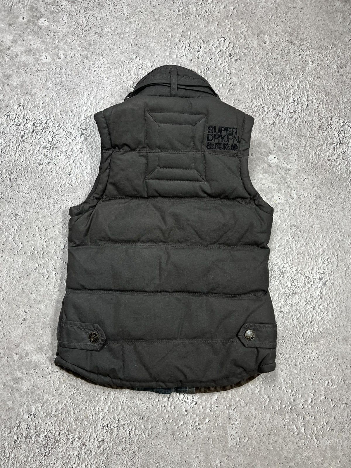 Superdry Superdry Womens Padded Vest Grey Motorcycle Style Size XS / US 0-2 / IT 36-38 - 13 Thumbnail