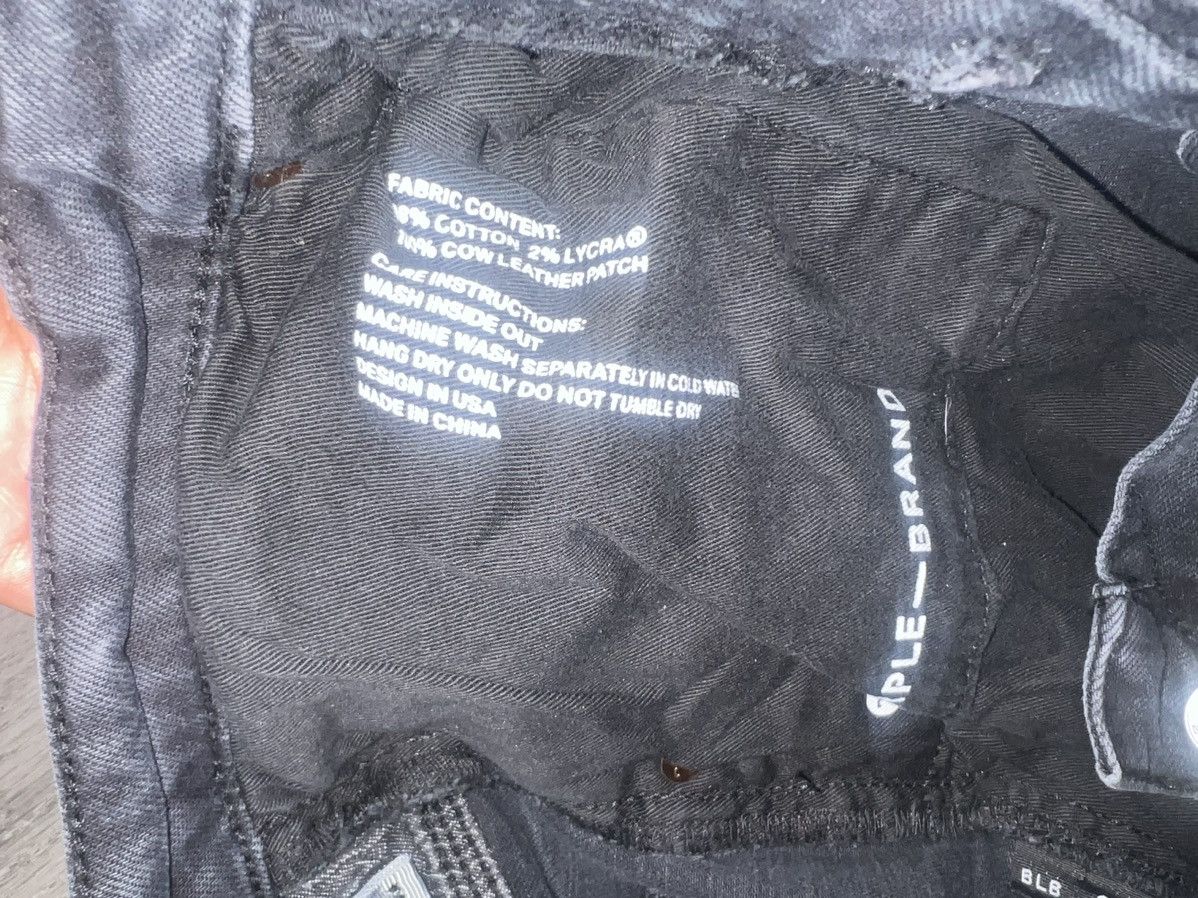 Purple Brand Black distress purple jeans Size US 33 - 5 Thumbnail
