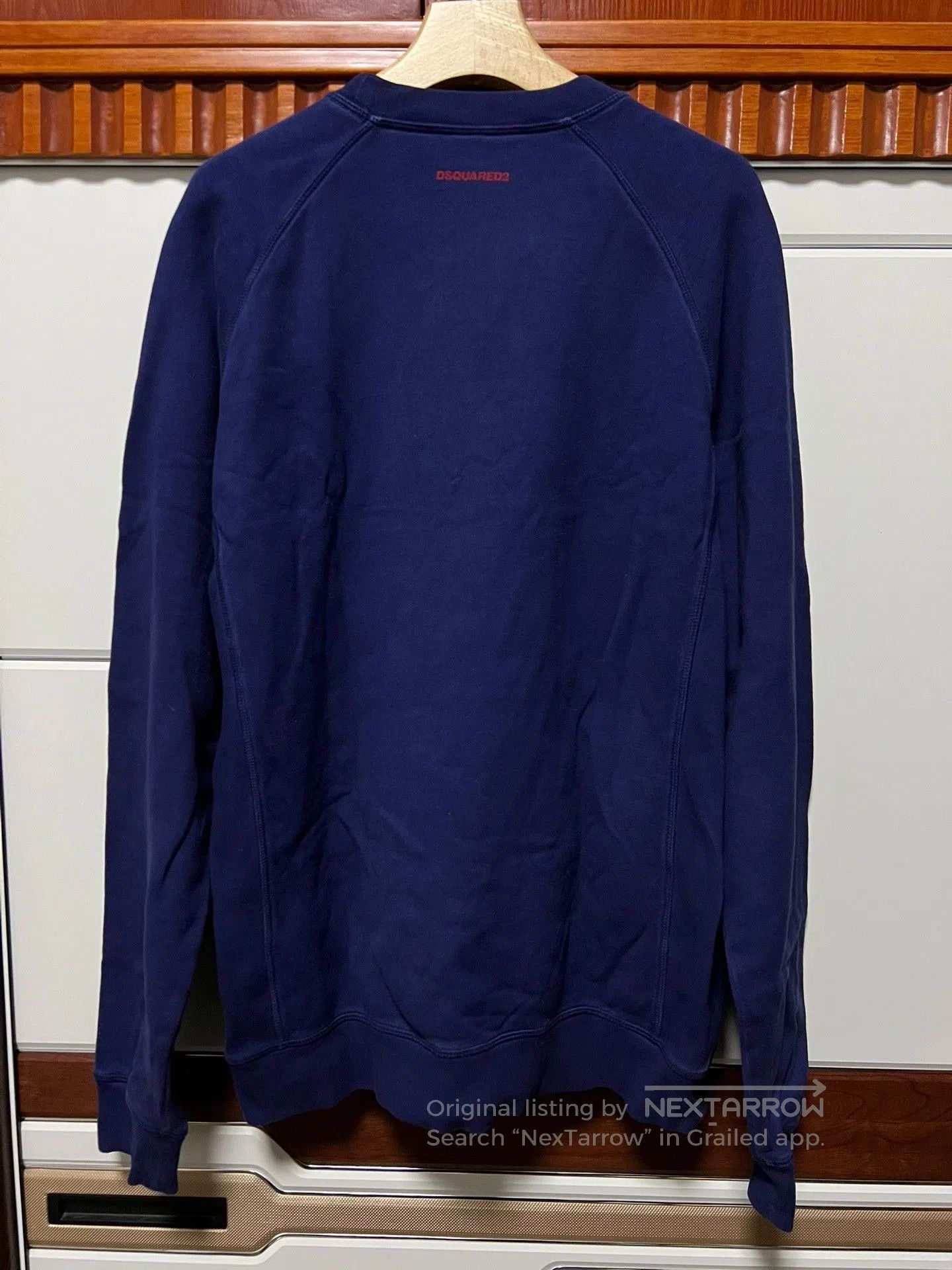 Dsquared2 DSQUARED2 Washed Blue Fleece Sweatshirt. Size US XL / EU 56 / 4 - 2 Thumbnail
