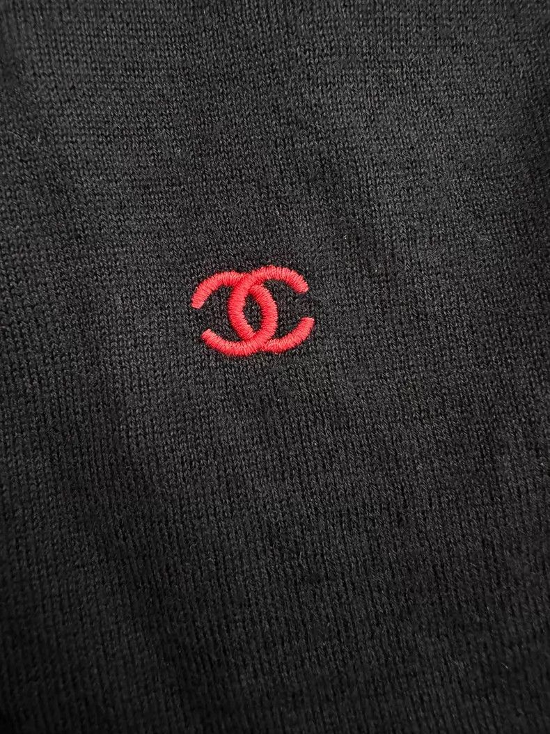 Chanel Chanel New black knitted short sleeves Size XXS / US 00 / IT 34 - 3 Thumbnail