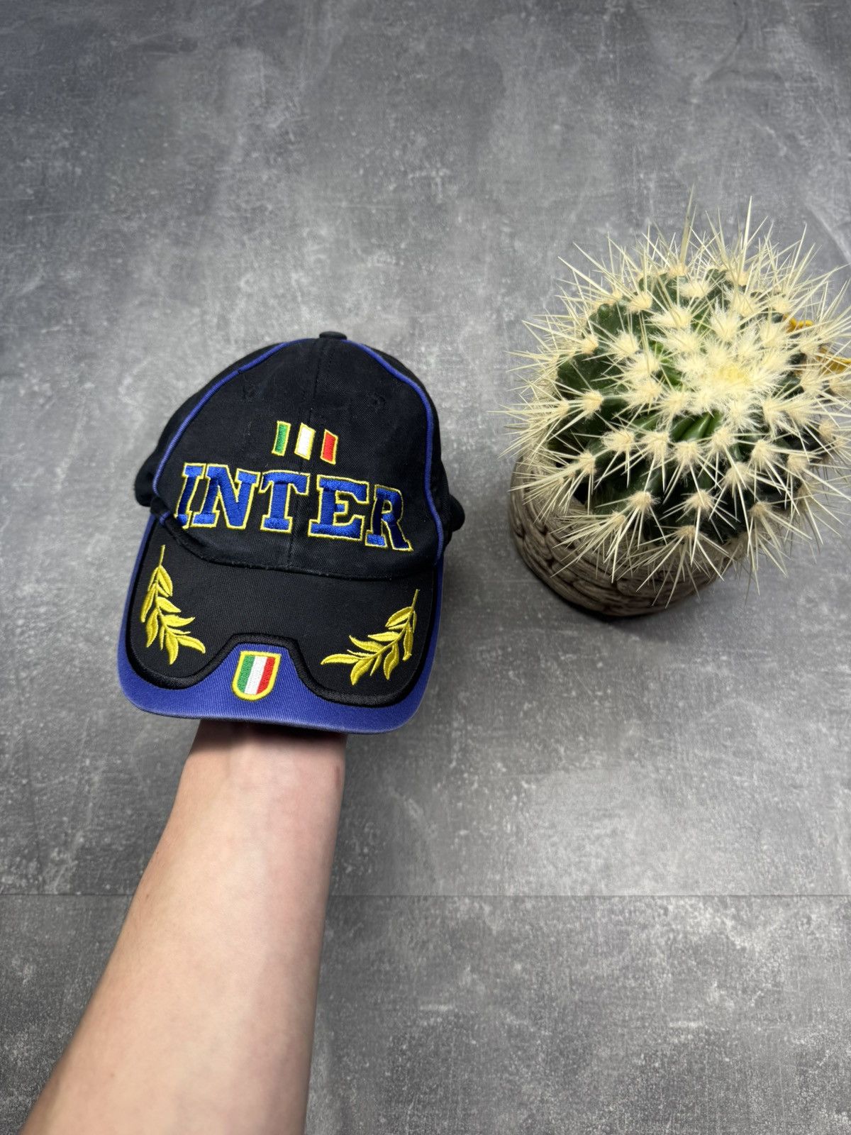 Vintage Vintage Inter Milan Cap Hat PSG Newcastle Manchester Size ONE SIZE - 1 Thumbnail