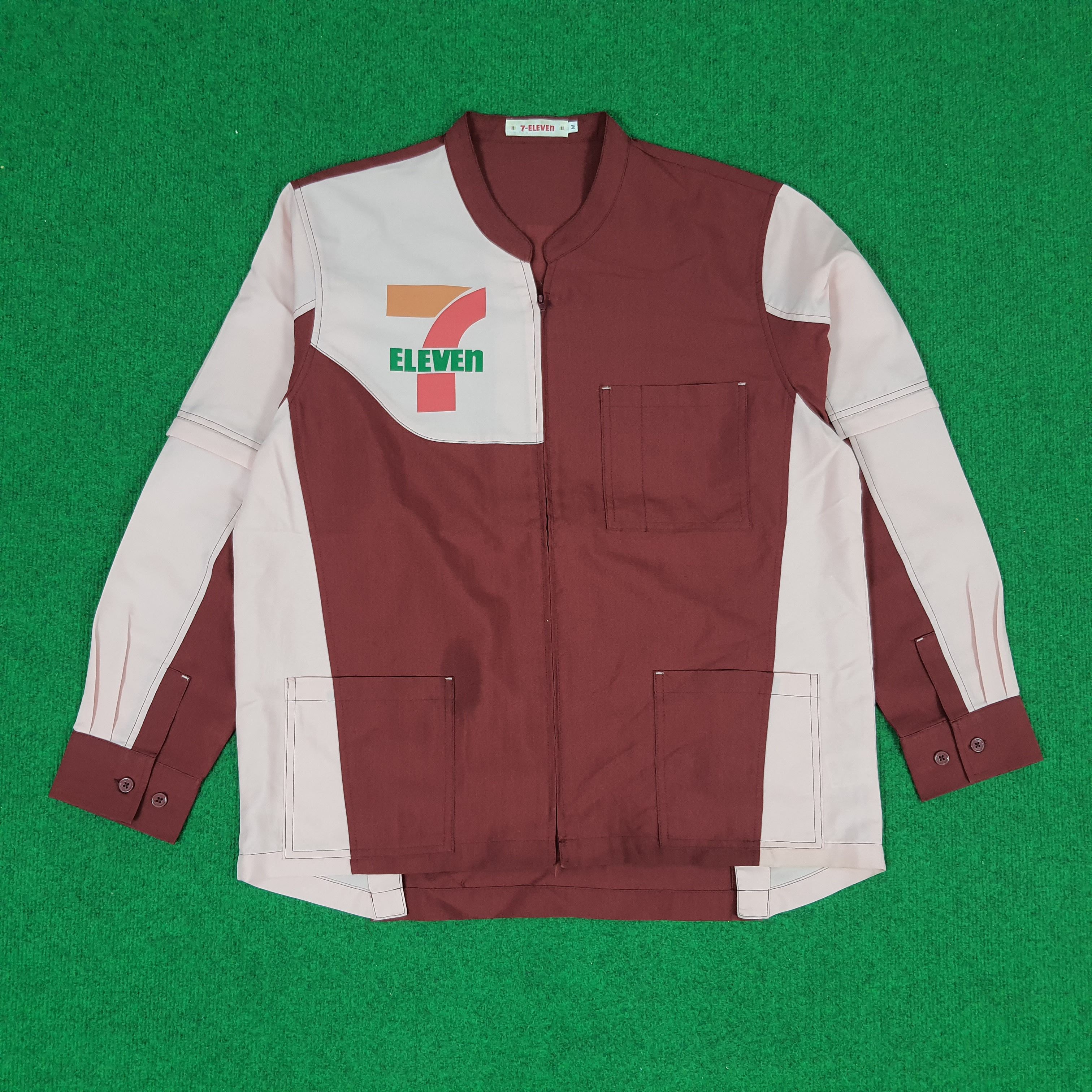 Japanese Brand × Vintage Vintage 7 Eleven Japan Staff Uniform Work Jacket Size US M / EU 48-50 / 2 - 1 Thumbnail