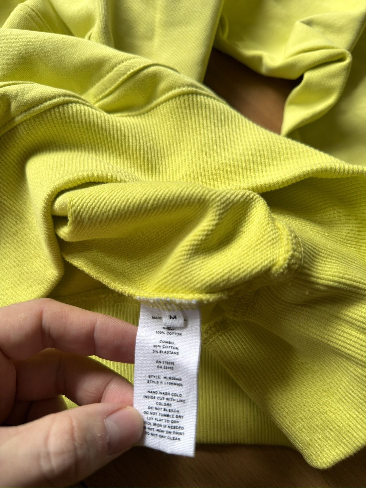 Helmut Lang Helmut Lang green big logo go new hoodie Size US L / EU 52-54 / 3 - 6 Thumbnail
