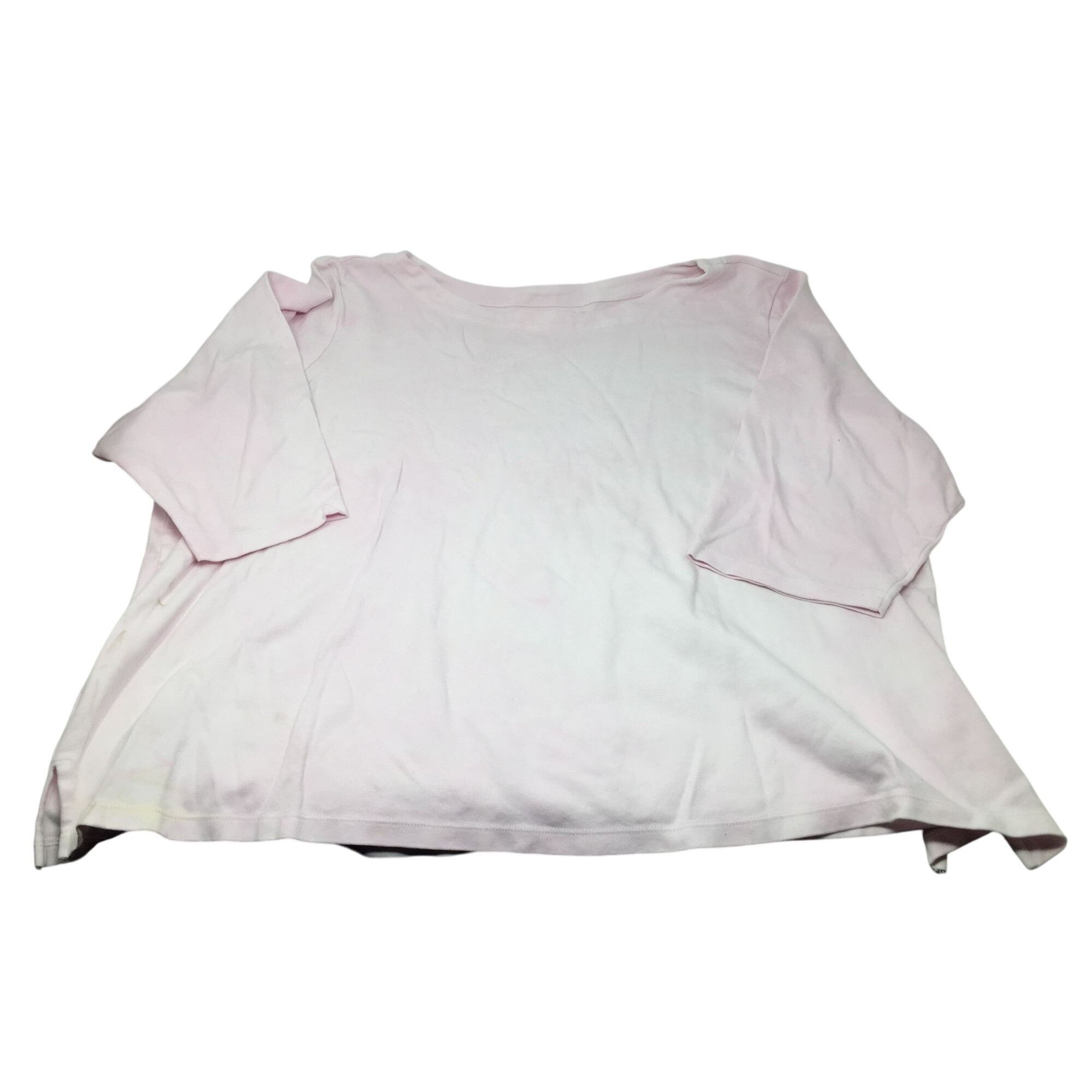 Coldwater Creek Coldwater Creek #BestCotton Size 3X Womens Long Sleeve Pink Size 3XL / US 20-22 - 1 Thumbnail