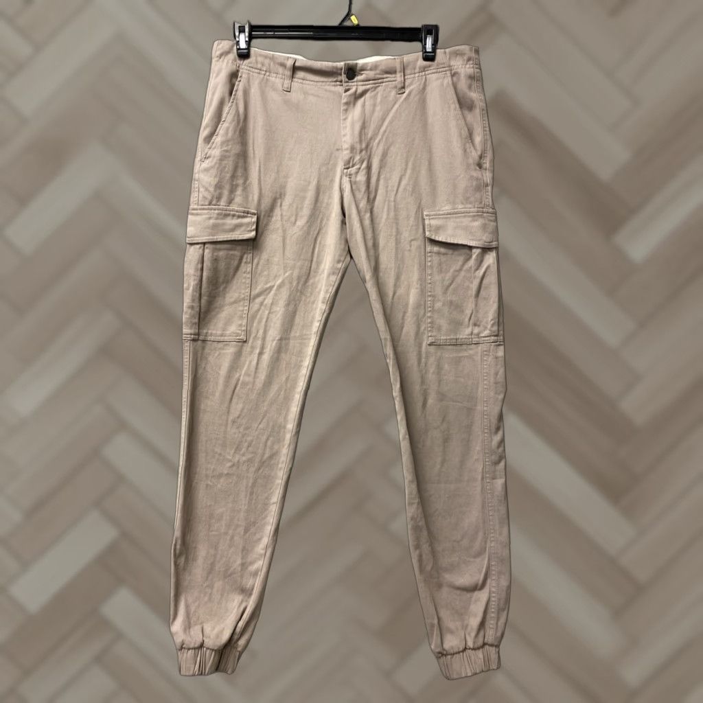 Jack & Jones JACK JONES Tapered Marco Cargo Pants Tan Men Size 34x32 Pants Casual Workwear Spring Fall Winter 34 Inseam Slim Size US 34 / EU 50 - 1 Thumbnail