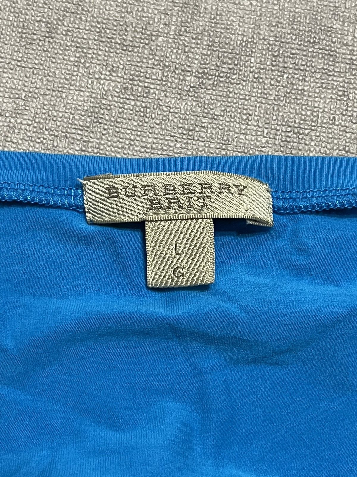 Burberry Burberry Womens Top Crew Neck T shirt Crop Sleeve Nova Check Size L / US 10 / IT 46 - 6 Thumbnail