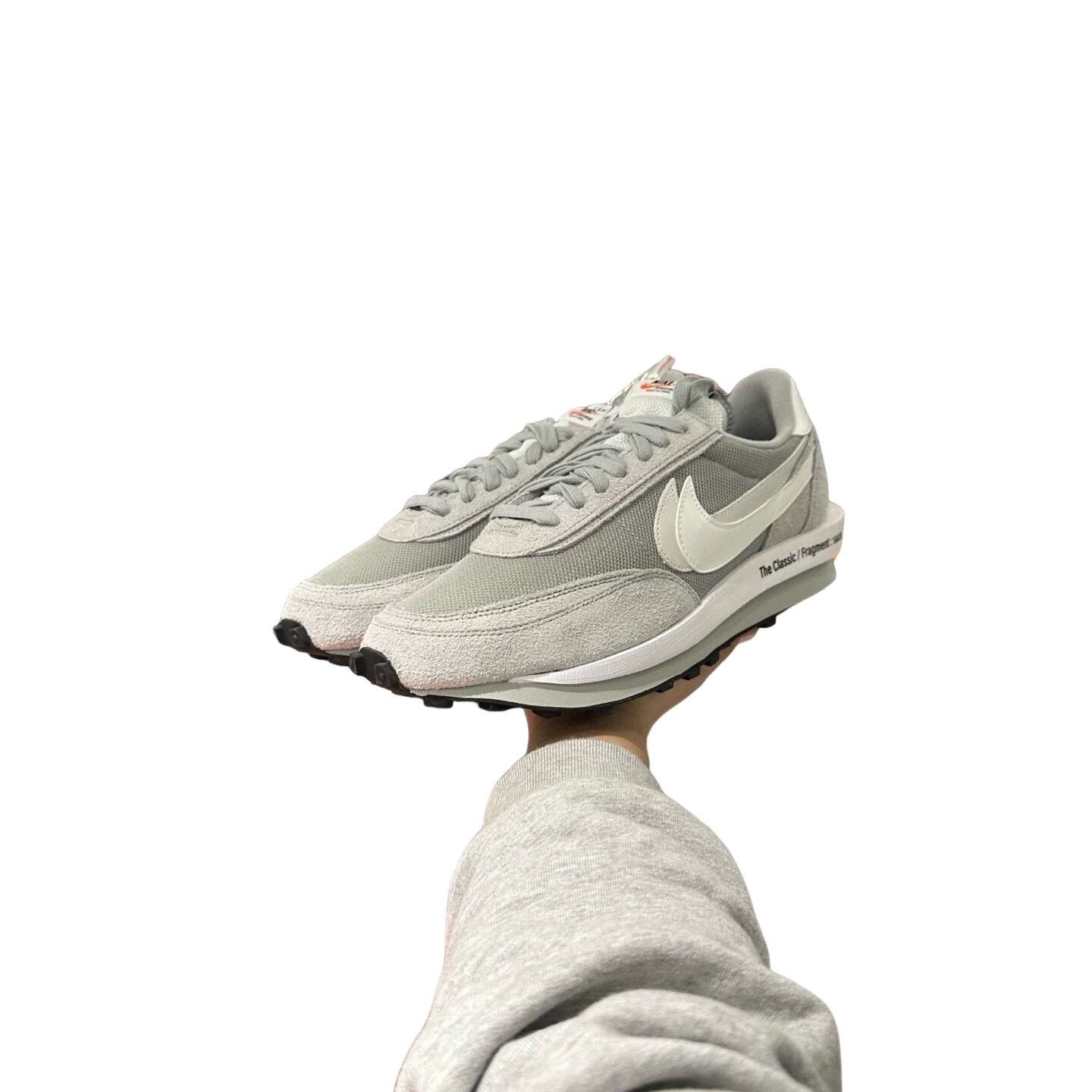 Nike Nike x Fragment x Sacai LDWaffle Grey Size 13 Size US 13 / EU 46 - 1 Thumbnail