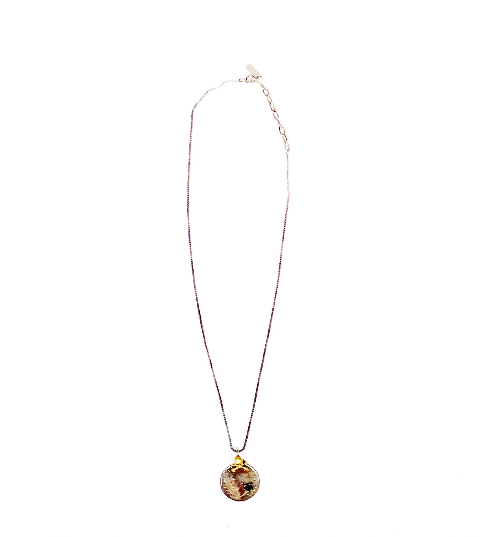 Mastermind Japan mmj JPN x Circle Bites Obsidian Gold Skull Pendant Size ONE SIZE - 1 Thumbnail